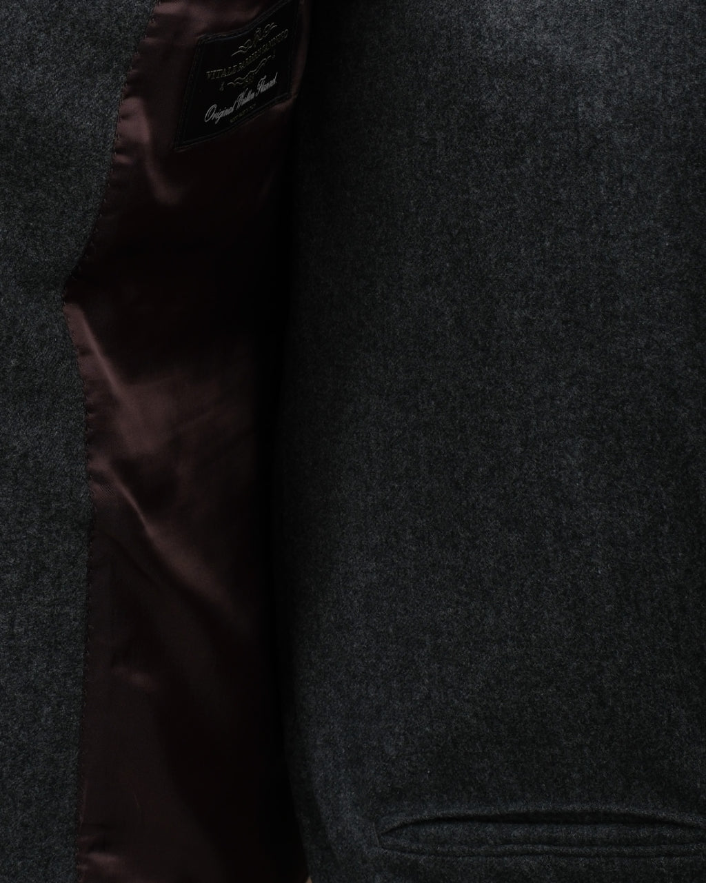 Charcoal VBC. Woollen Flannel Suit
