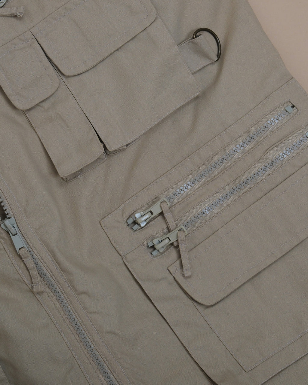 Beige Technical Sportswear Vest