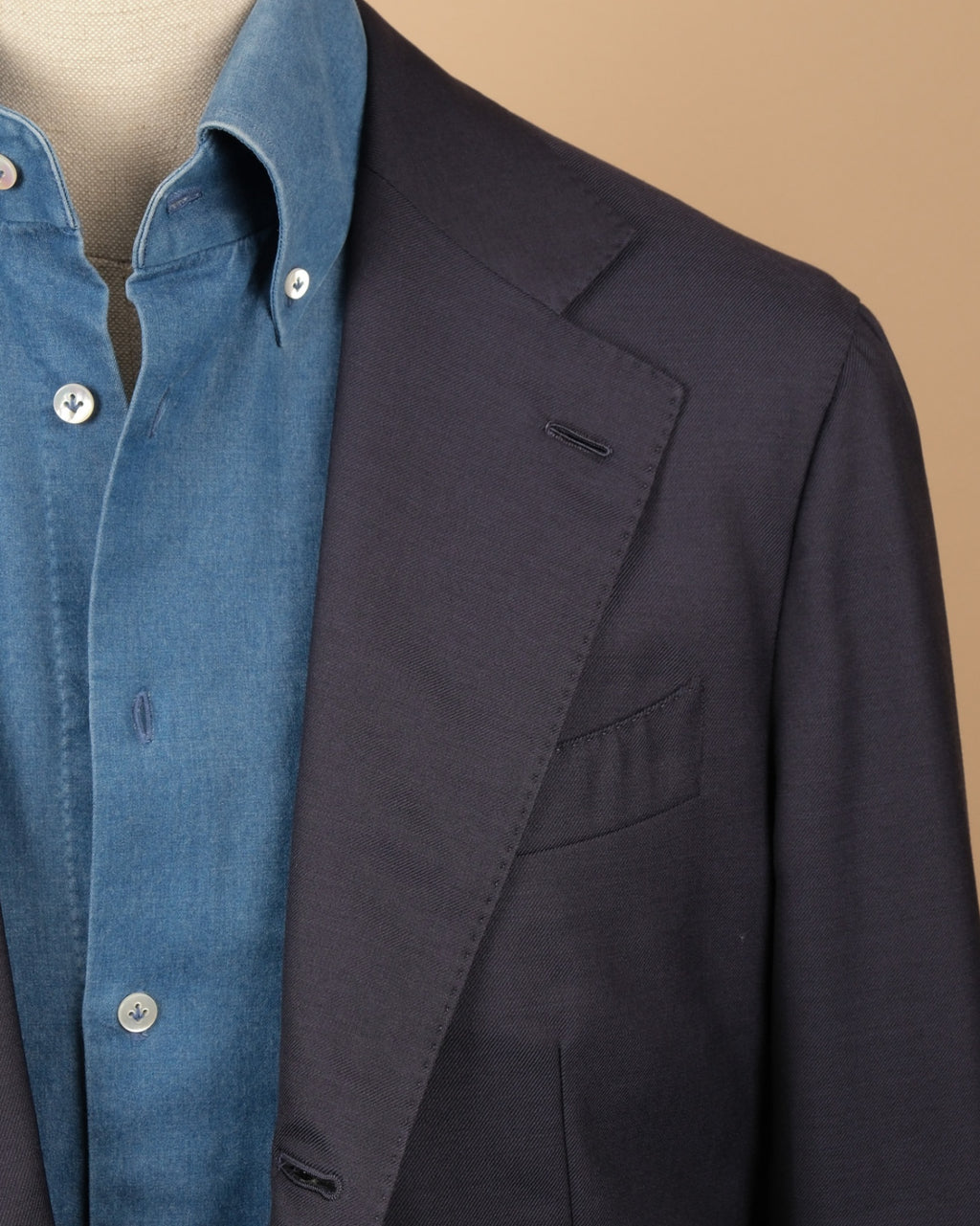 Navy Cavendish Wool Twill Suit