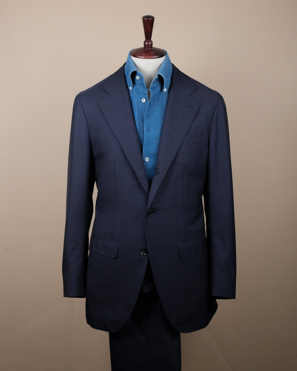 Navy Cavendish Wool Twill Suit