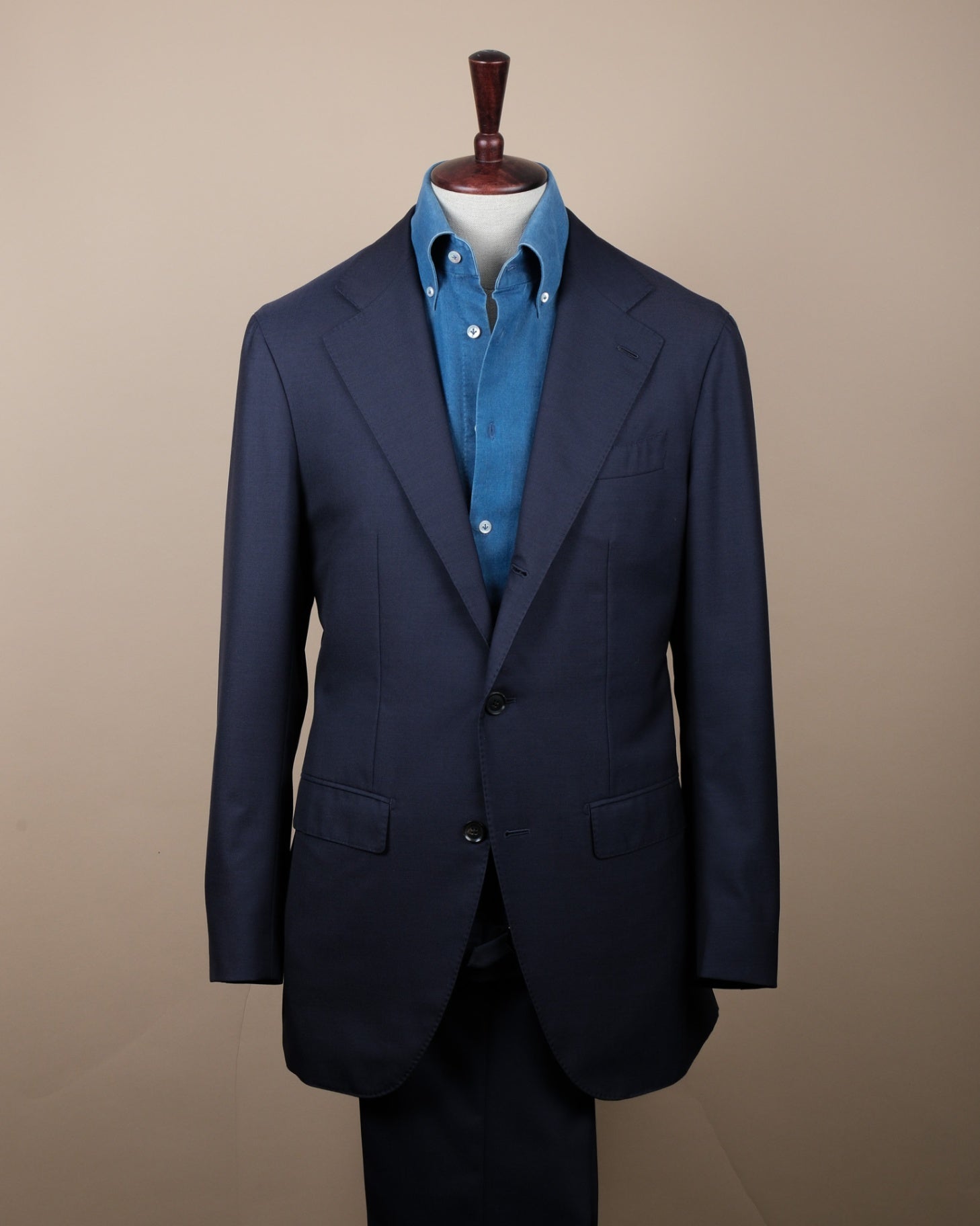 Navy Cavendish Wool Twill Suit
