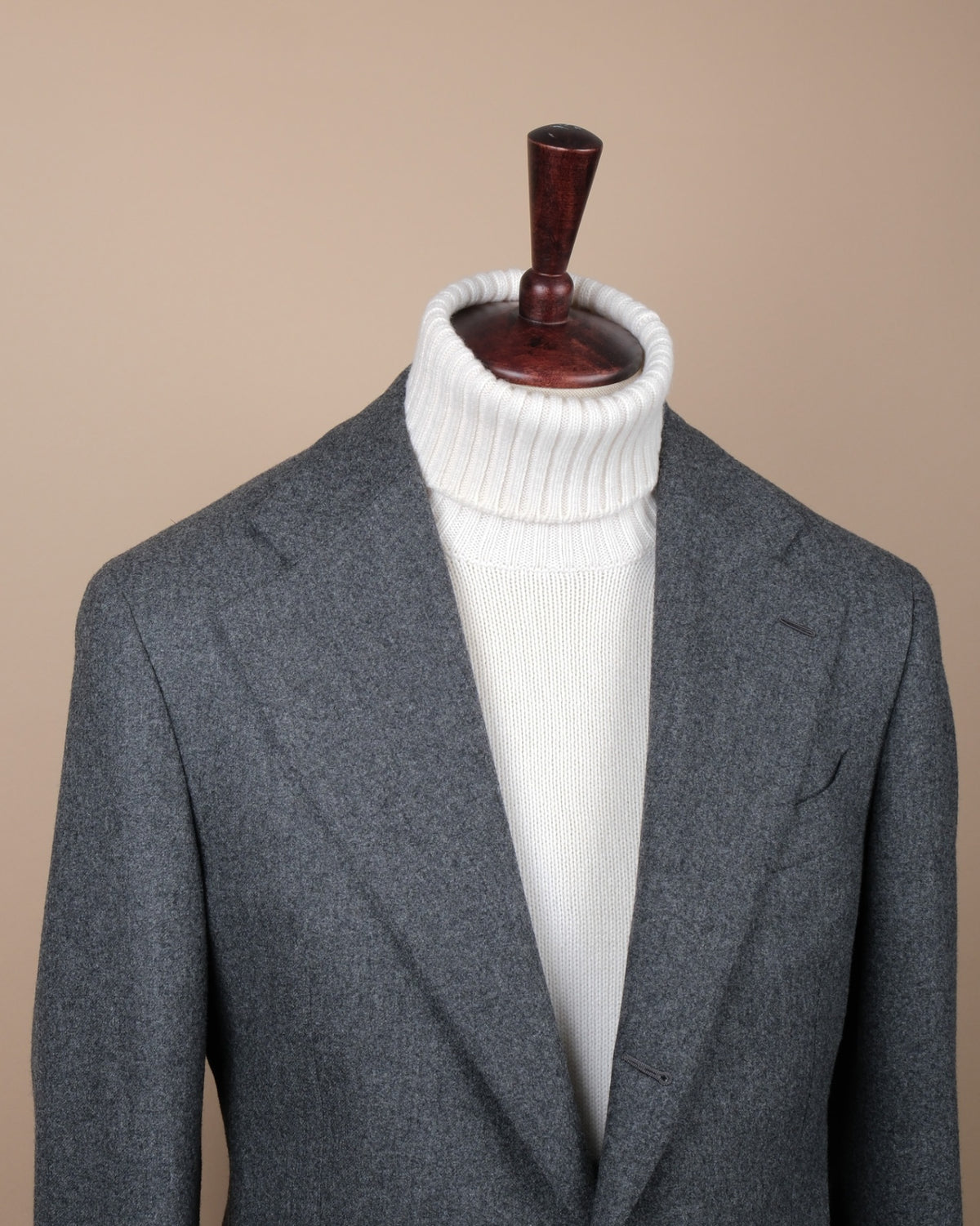 Charcoal VBC. Woollen Flannel Suit