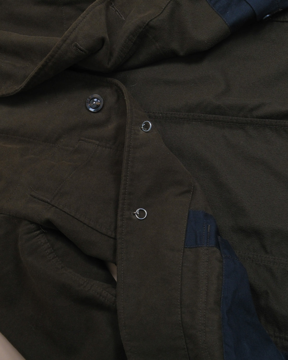Dark Moss Moleskin Chore Blazer