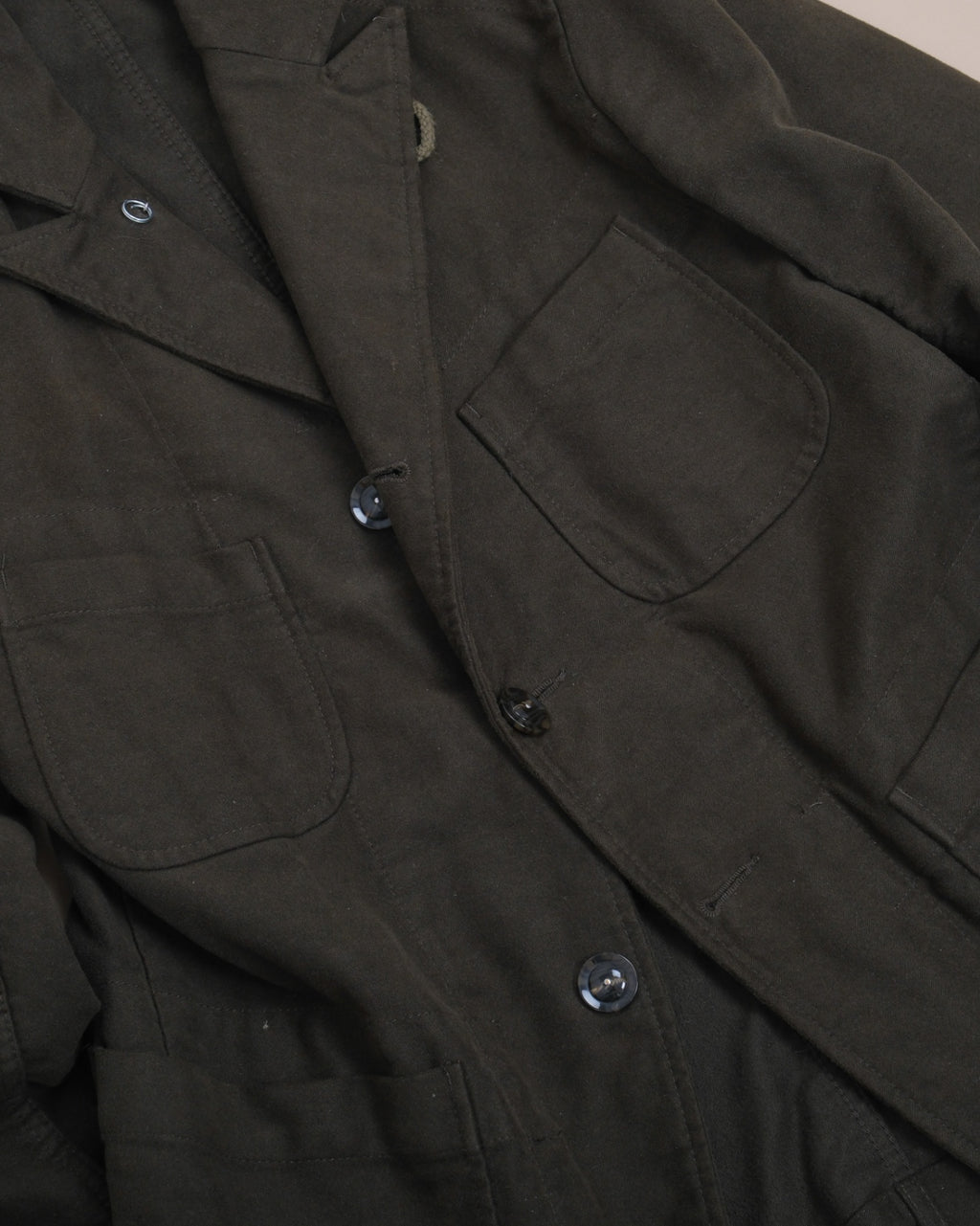 Dark Moss Moleskin Chore Blazer