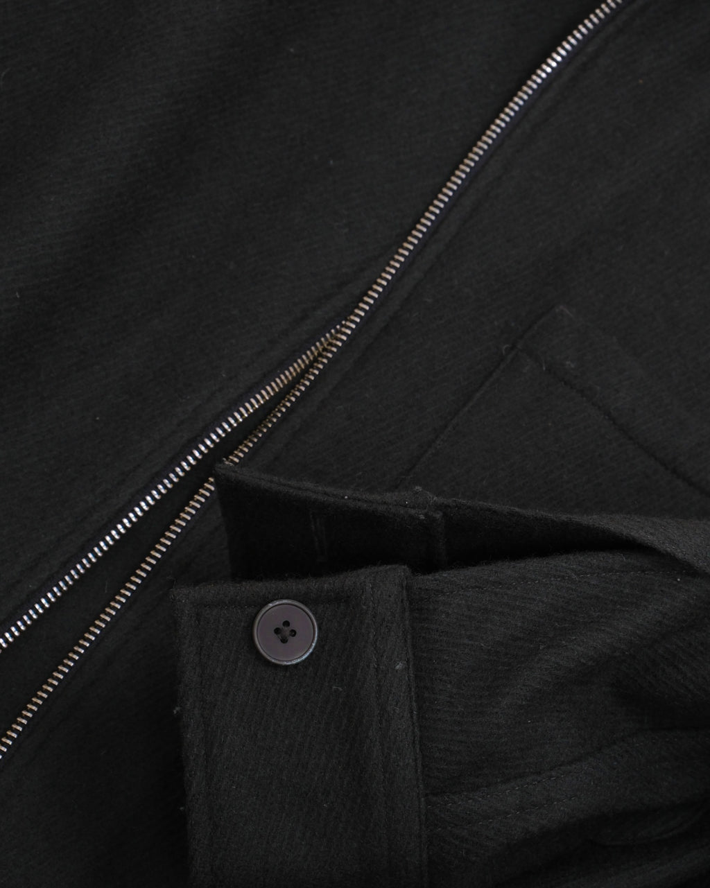 Dark Forest Wool/Nylon Twill Overshirt