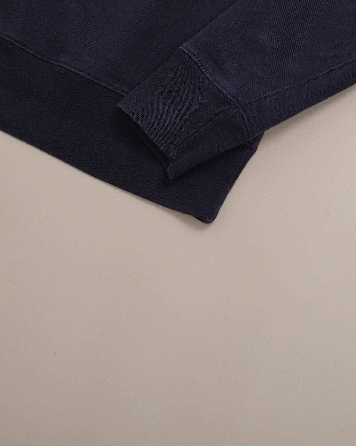 Navy Half-Zip Jersey Sweatshirt