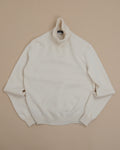 Cream Virgin Wool/Cashmere Rollneck