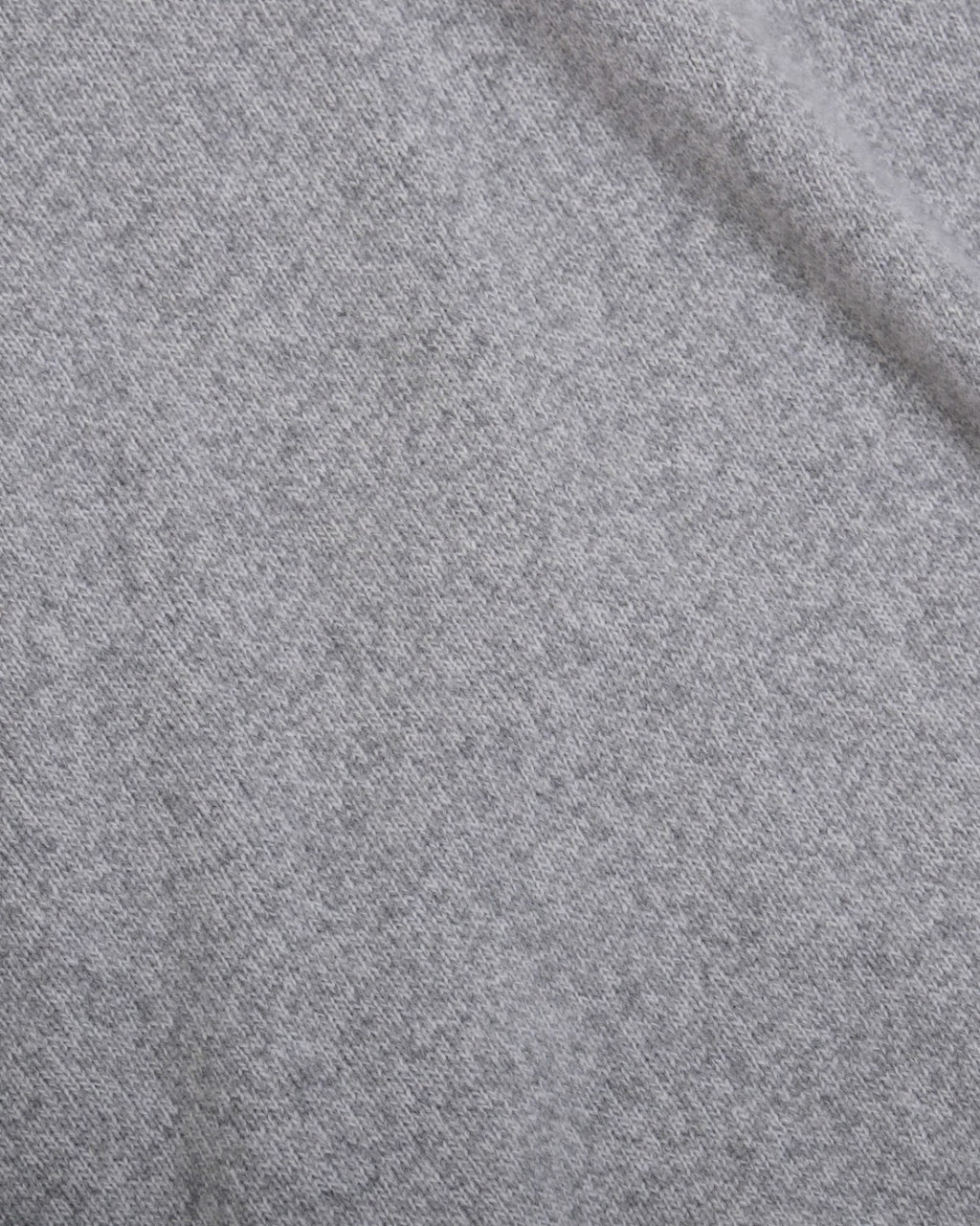 Grey Melange Virgin Wool/Cashmere Rollneck