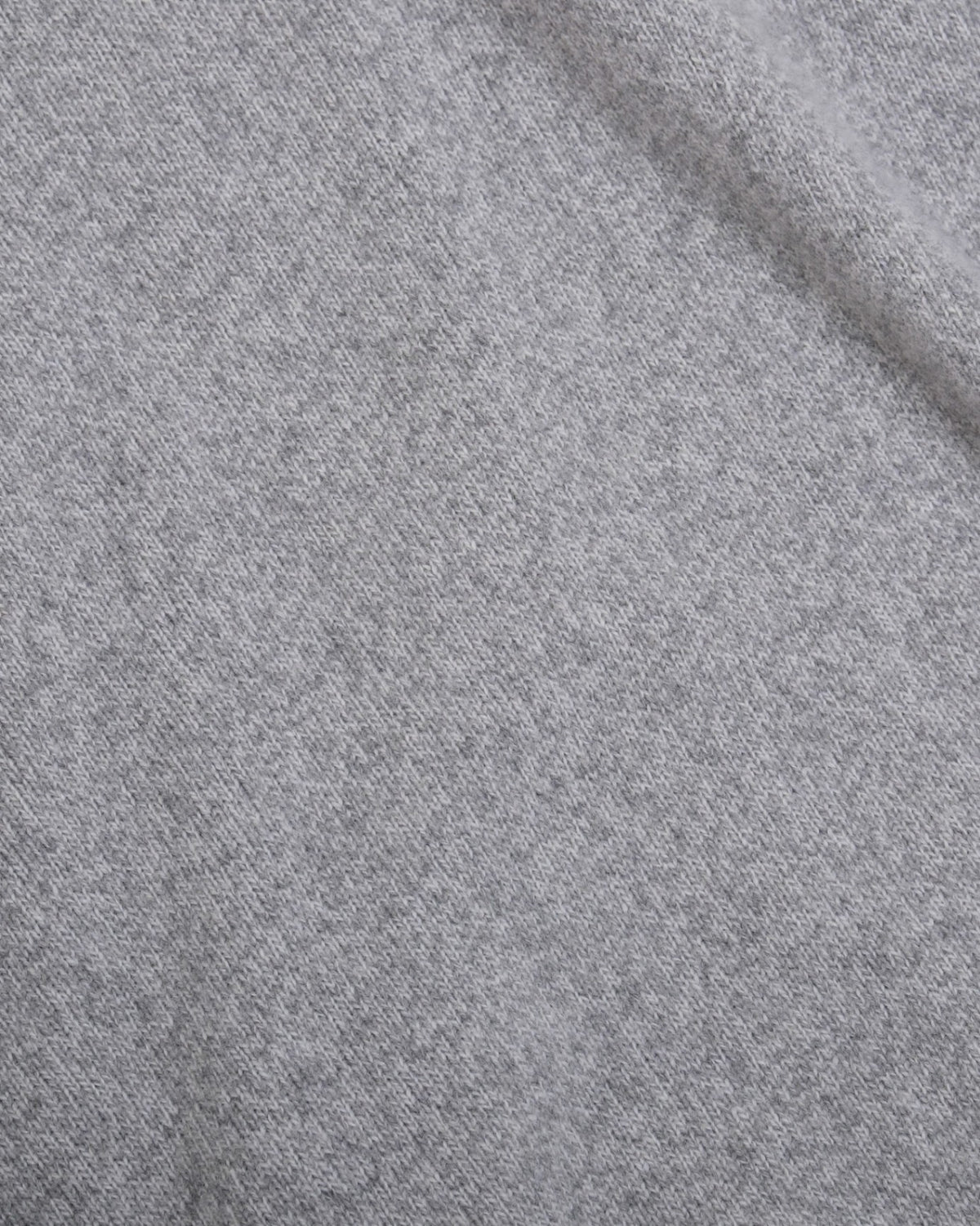 Grey Melange Virgin Wool/Cashmere Rollneck