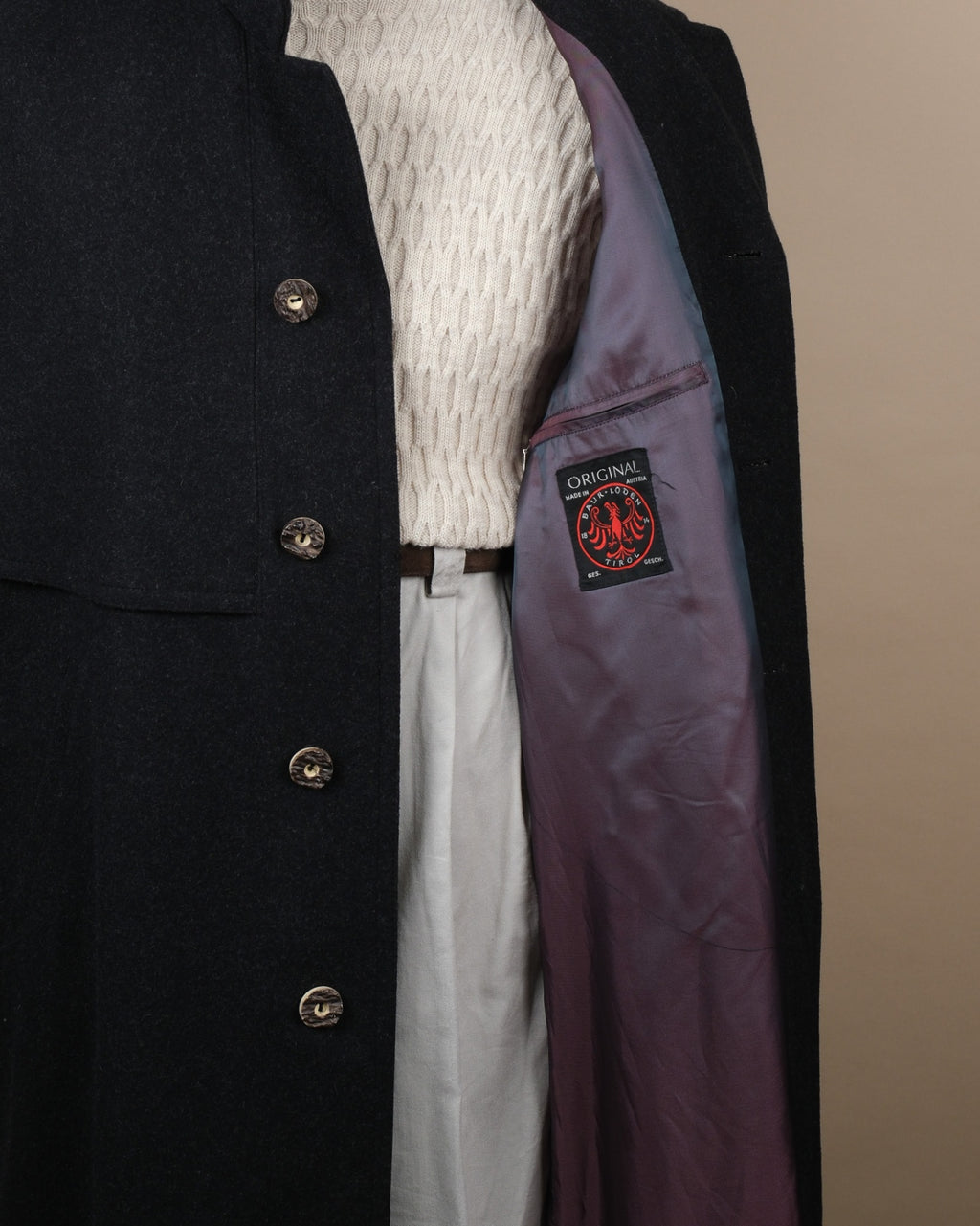 Anthracite Original Loden Overcoat