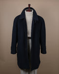 Dark Navy Wool Raglan Jacket