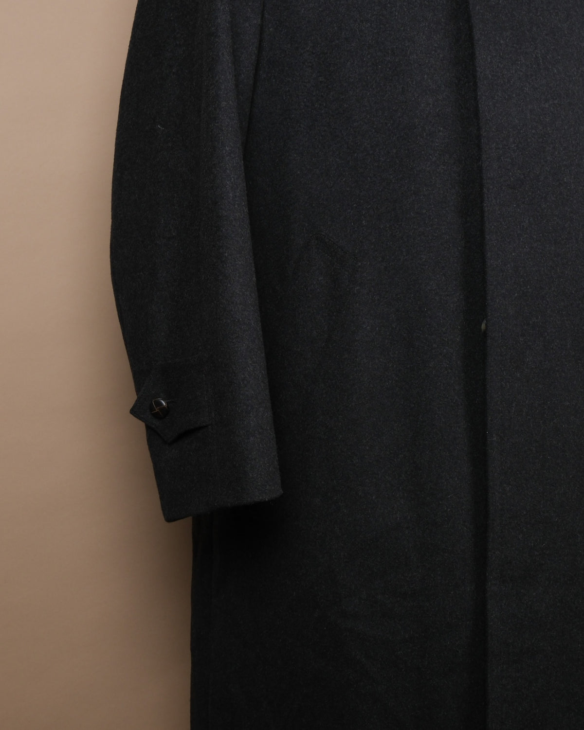 Anthracite Loden Overcoat