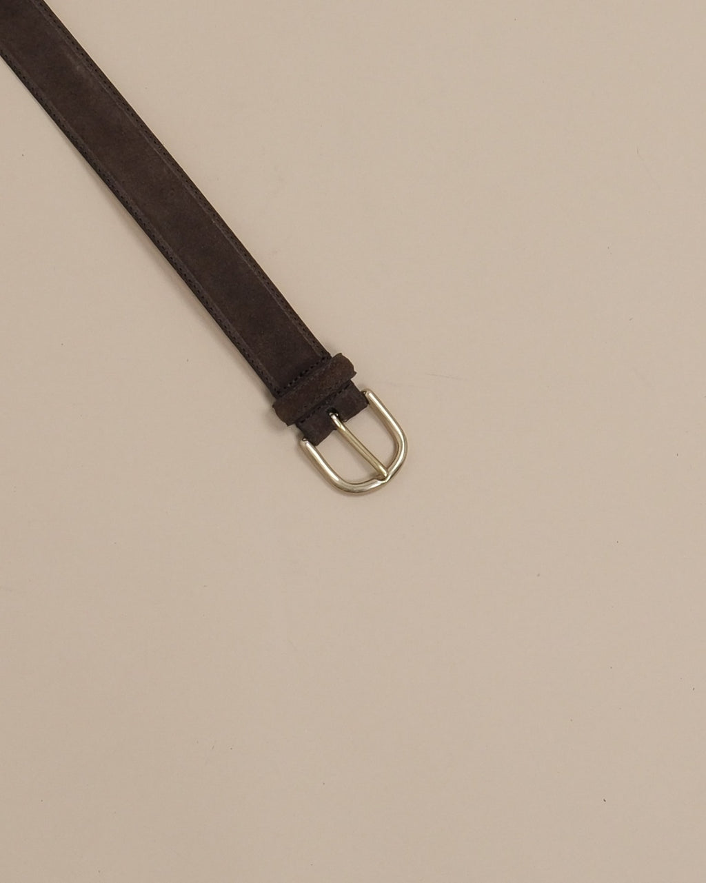 Chocolate Brown Suede 30mm Belt