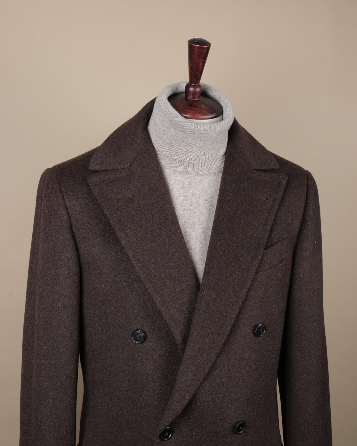 Dark Brown Polo Coat