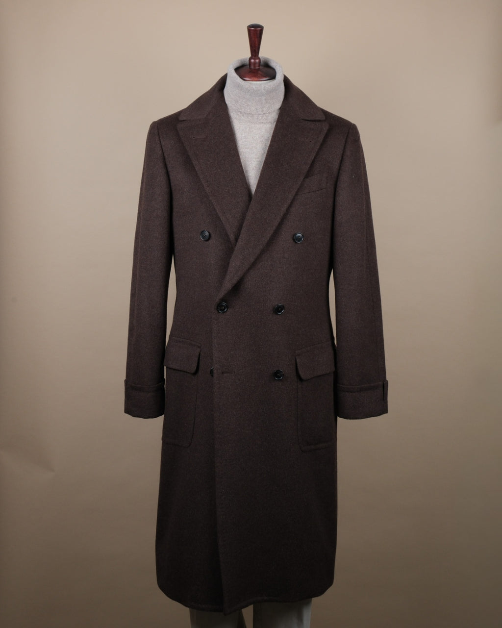 Dark Brown Polo Coat