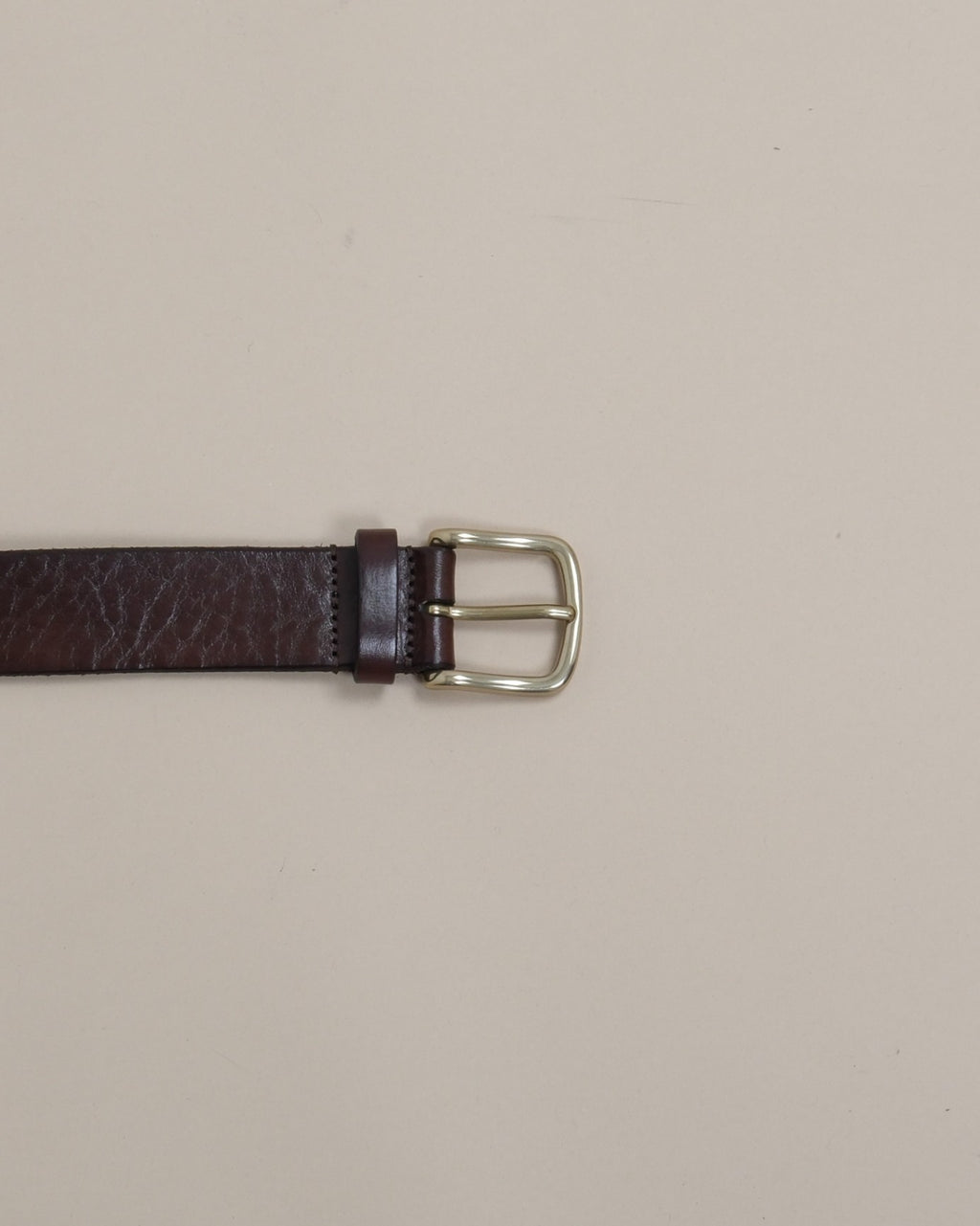 Dark Brown Calf Leather 30mm Belt