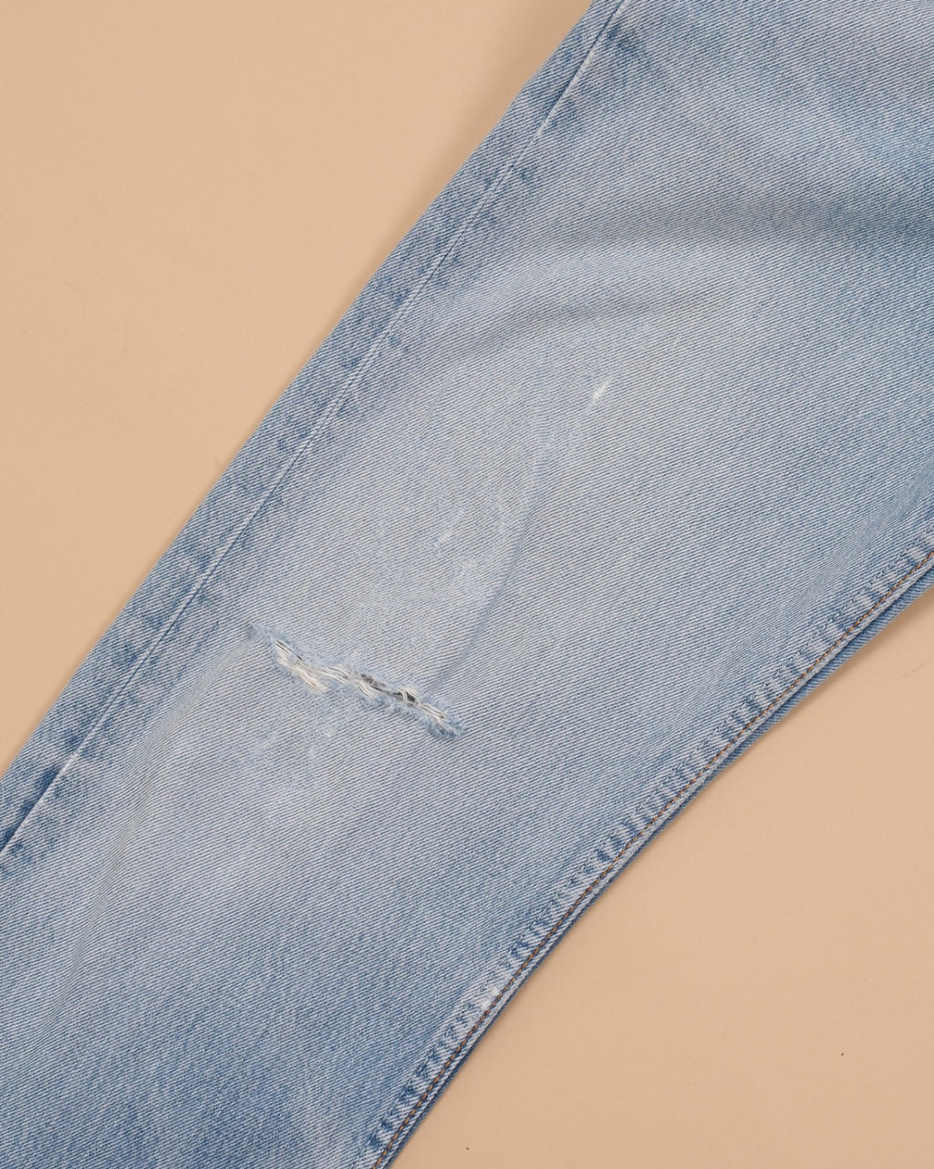 Light Wash High-Rise 501s, Made in UK