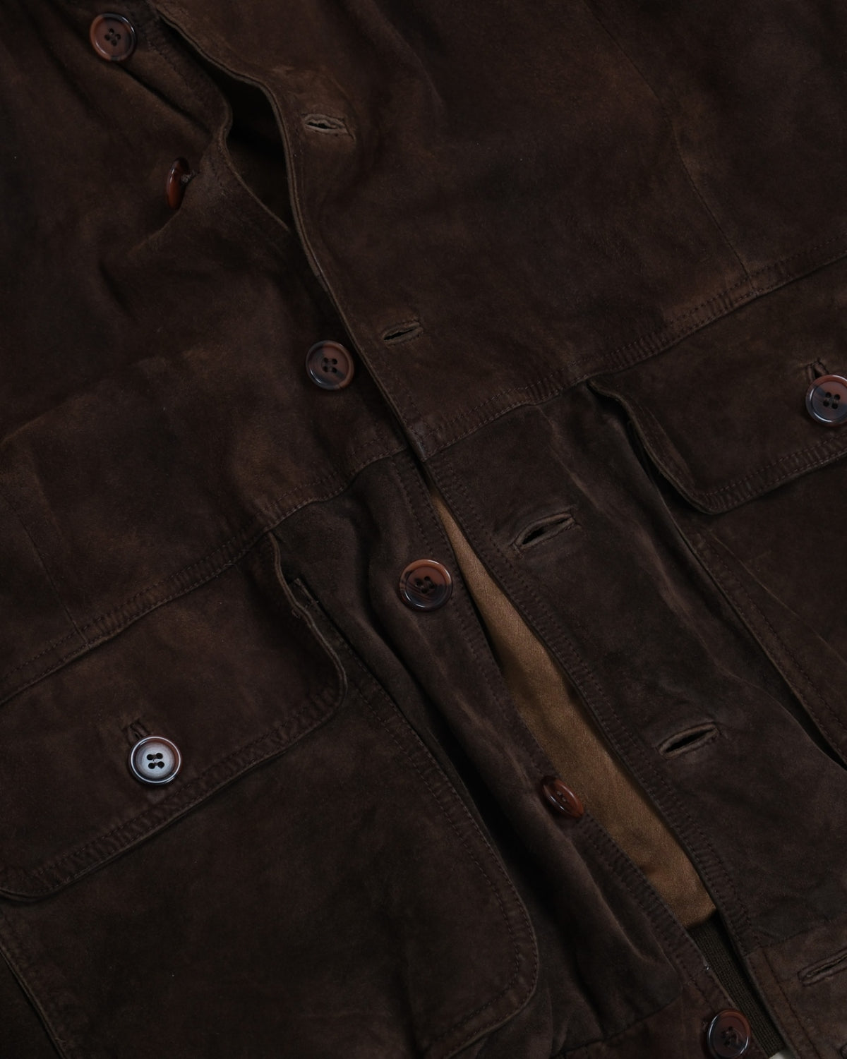 Chocolate Suede Flight Jacket