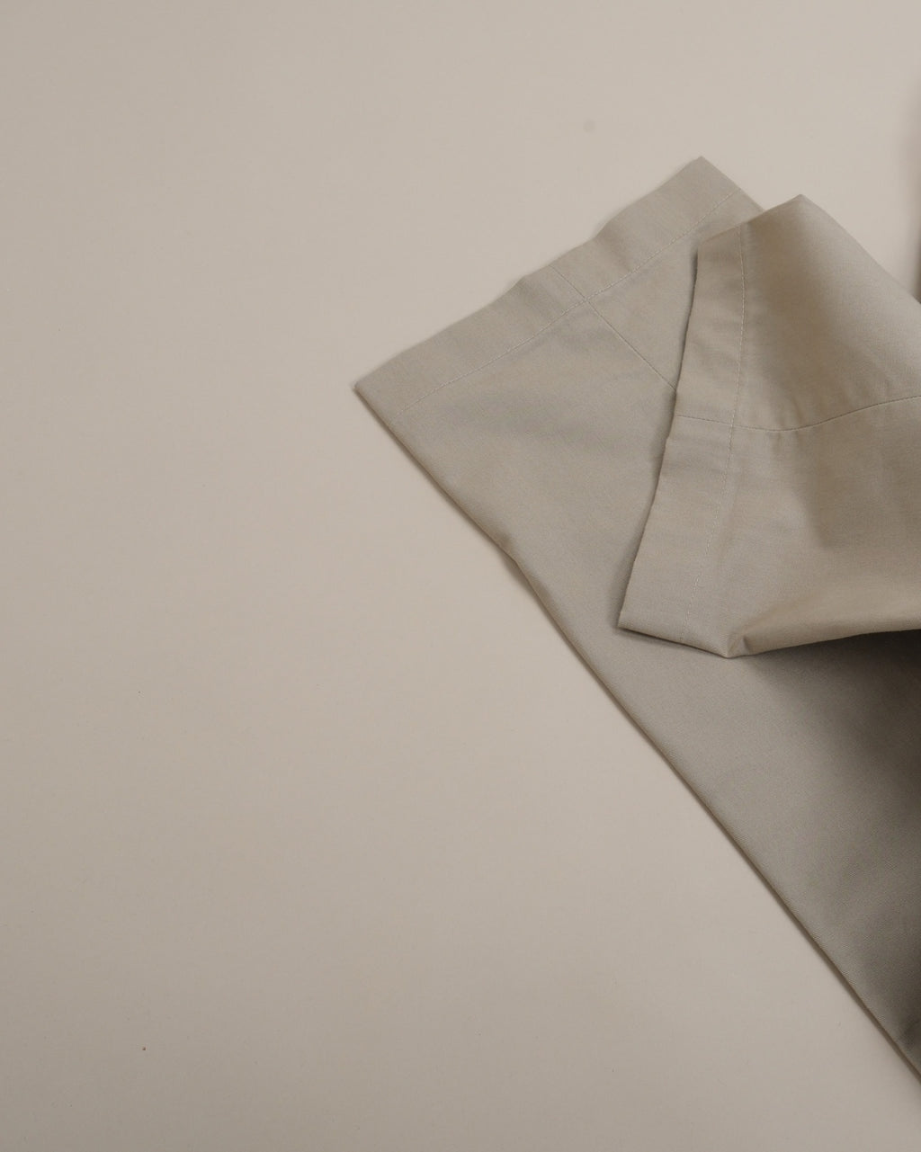 Khaki High-Rise Pleated Cotton Twill Trousers
