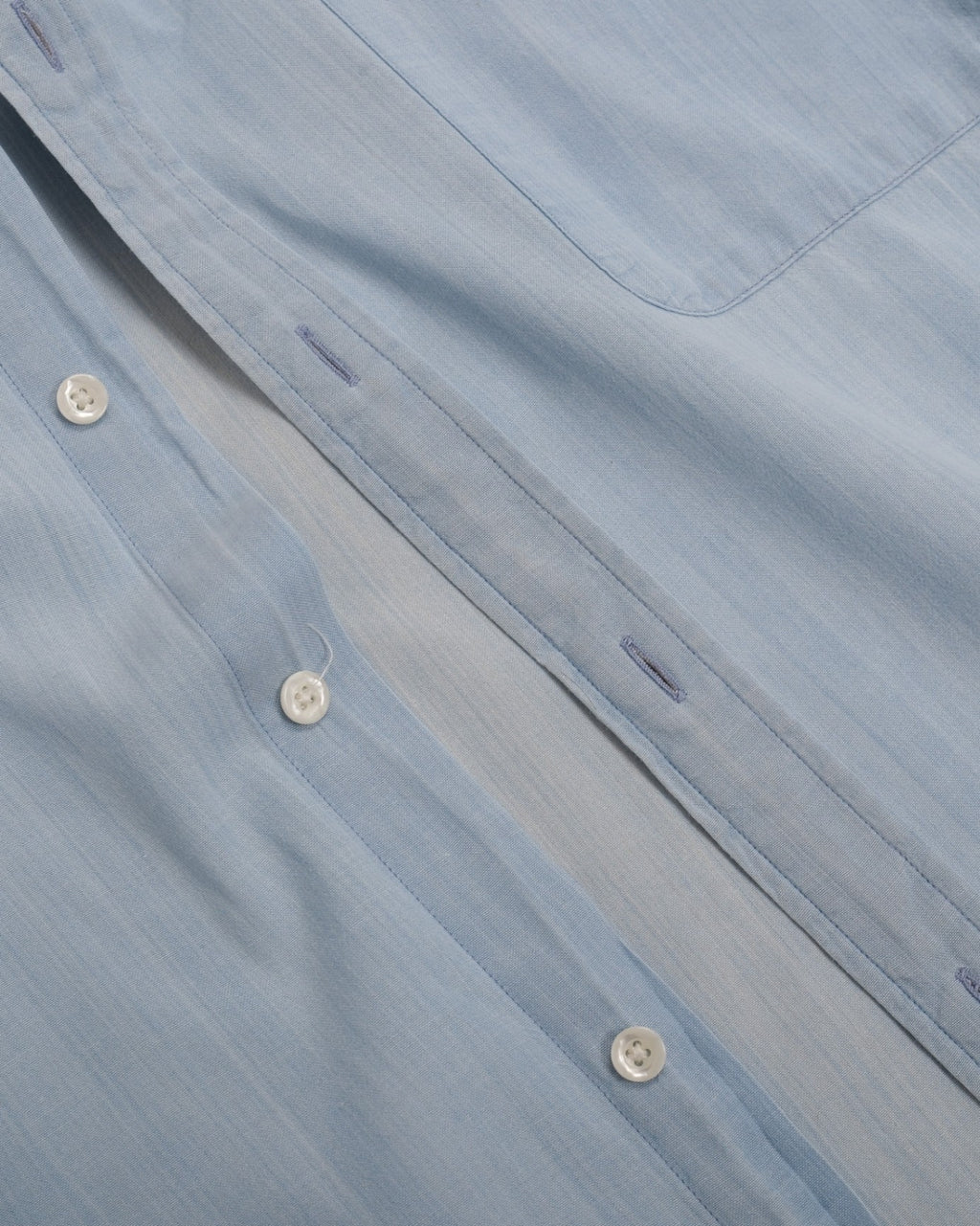 Light Wash Indigo Madras BD. Shirt