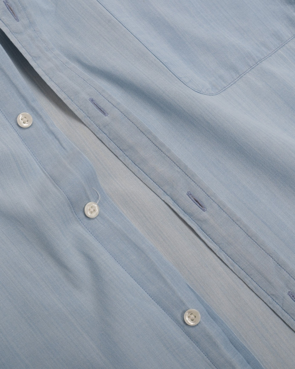Light Wash Indigo Madras BD. Shirt