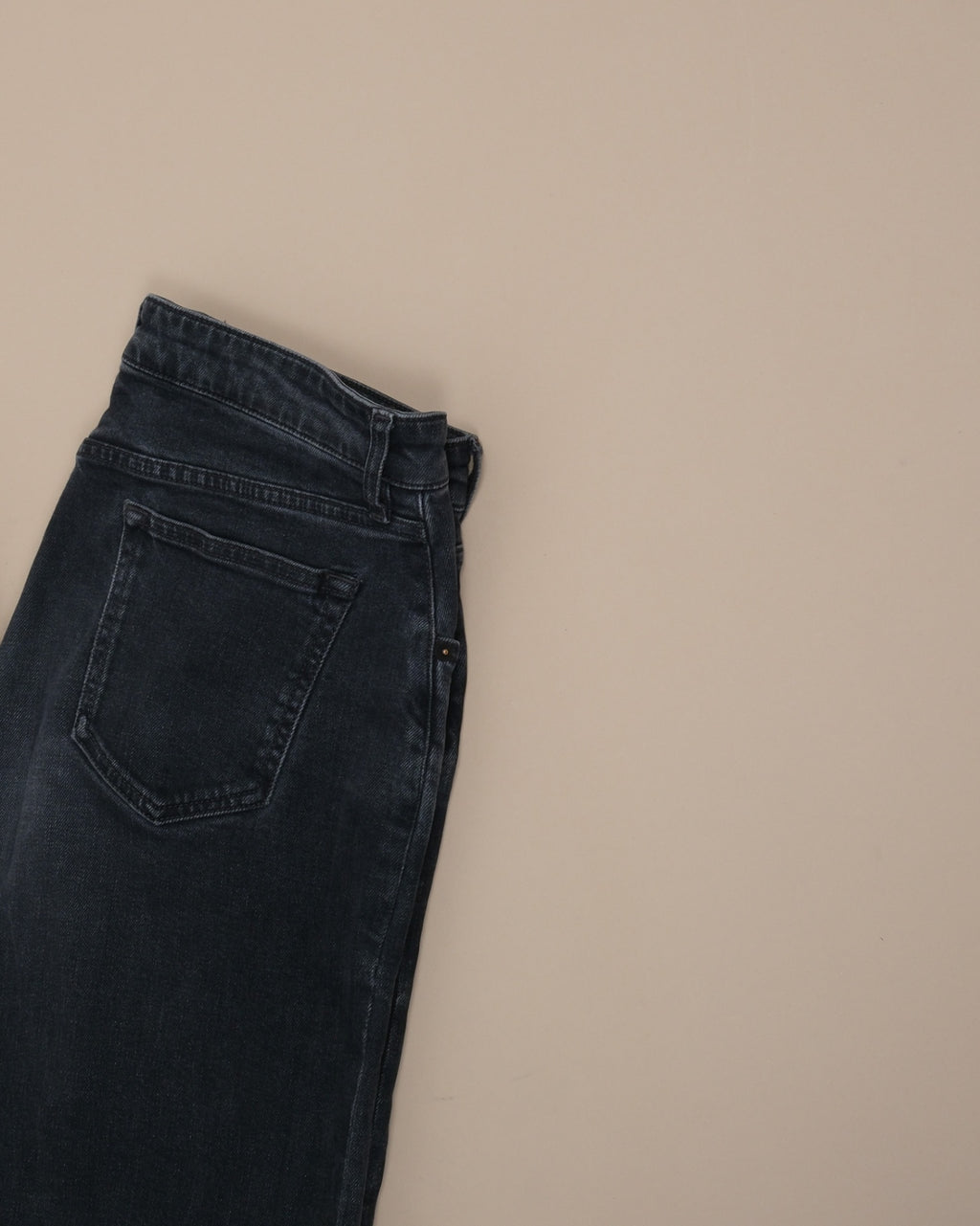 Washed Black High-Rise Jeans