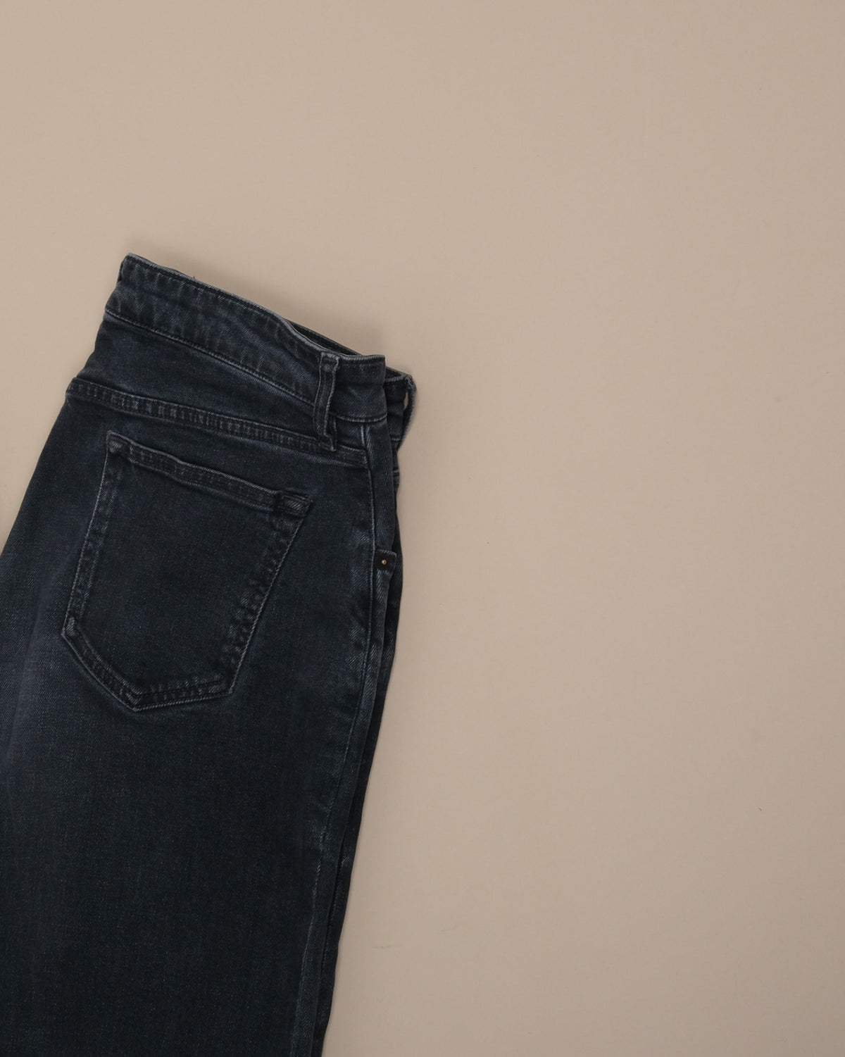 Washed Black High-Rise Jeans