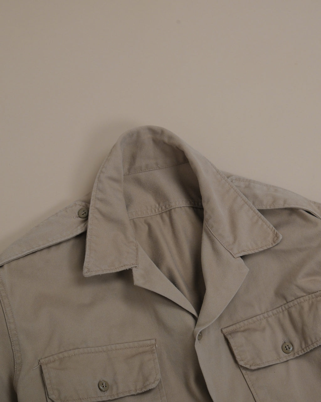 Khaki Twill Uniform Overshirt
