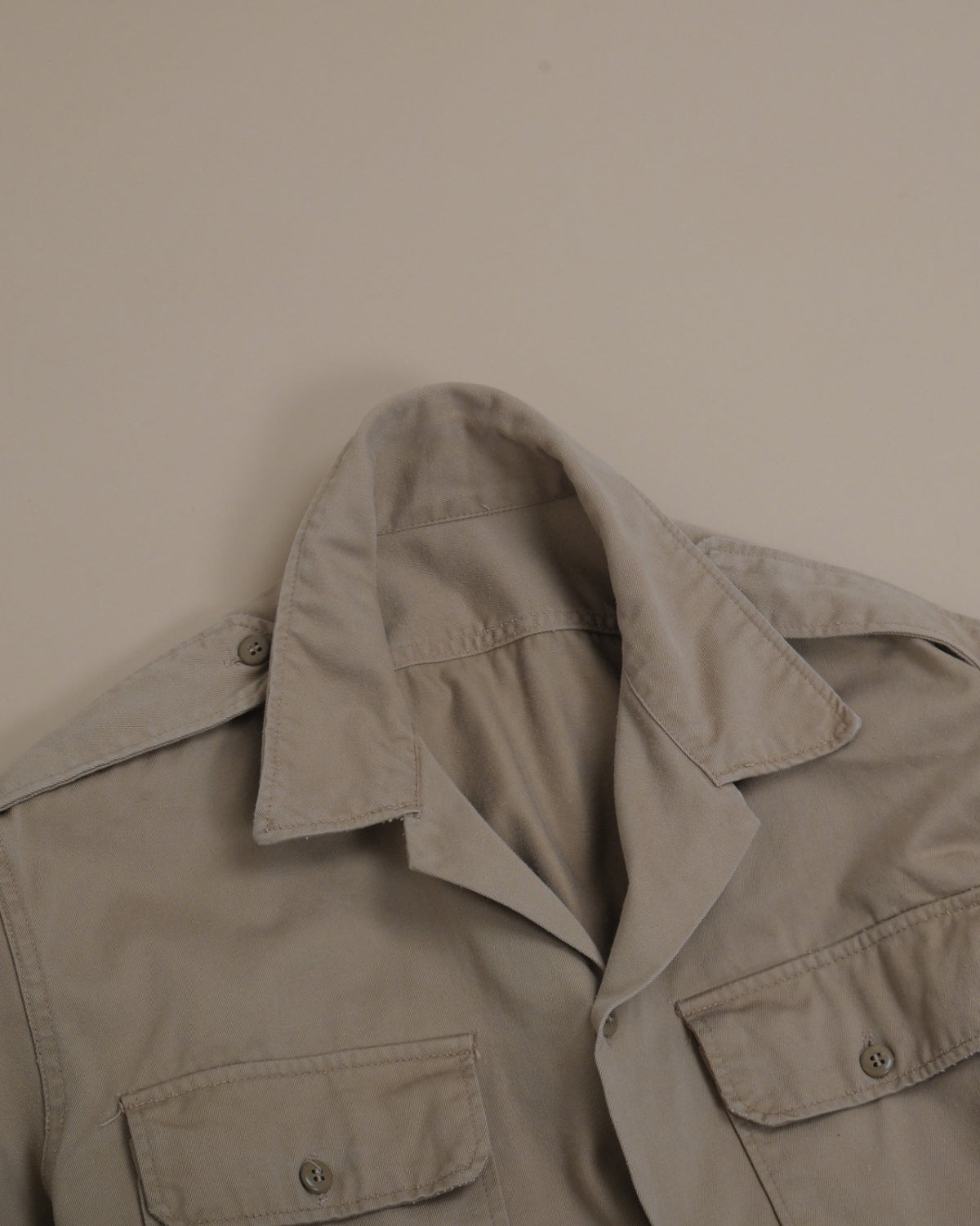 Khaki Twill Uniform Overshirt