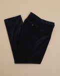 Dark Navy Pontoglio Cord High-Rise Trousers