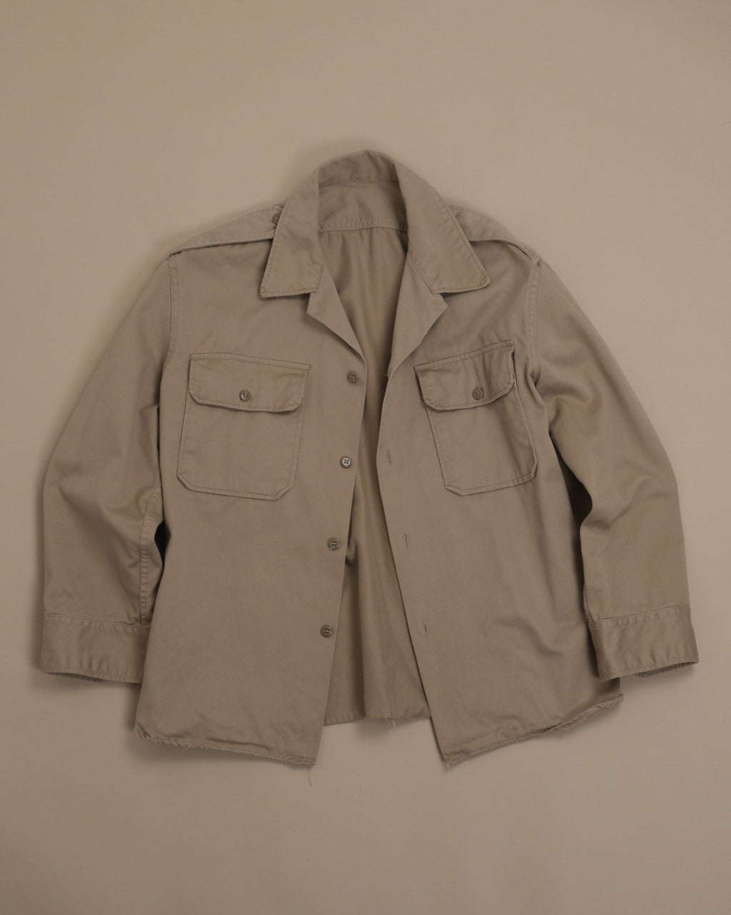Khaki Twill Uniform Overshirt