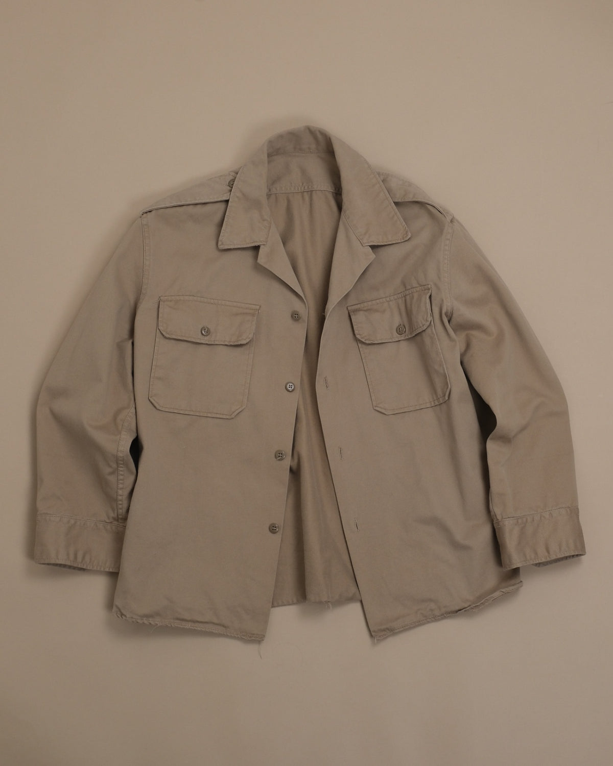 Khaki Twill Uniform Overshirt
