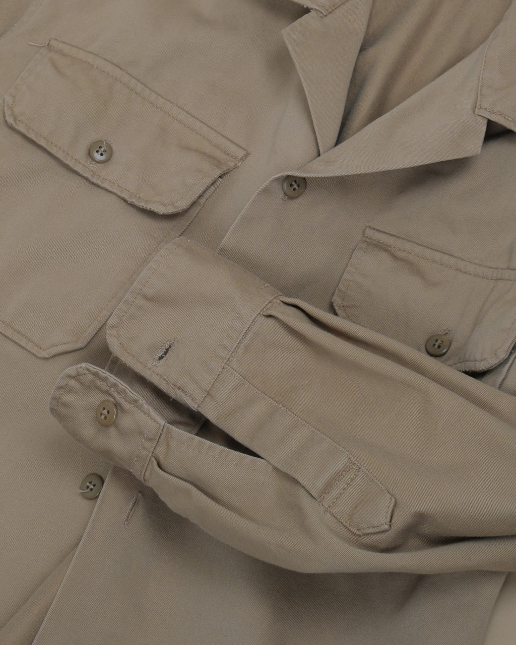 Khaki Twill Uniform Overshirt