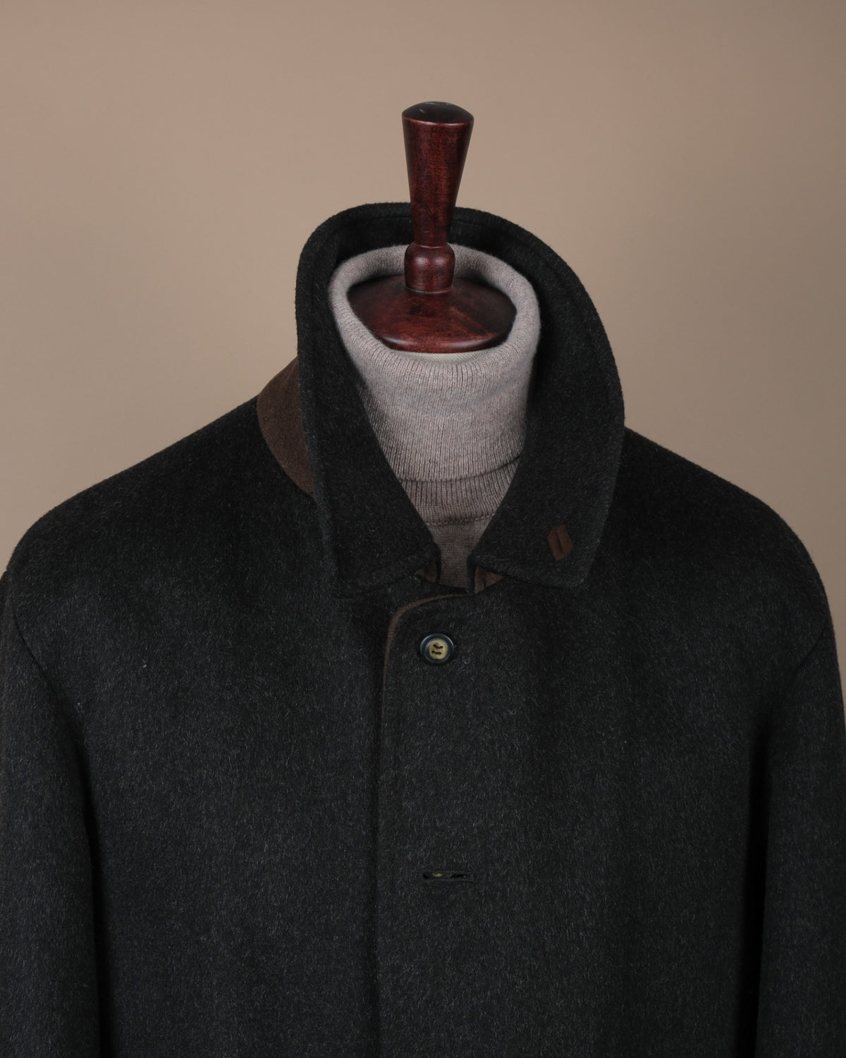 Anthracite Alpen-Loden Overcoat