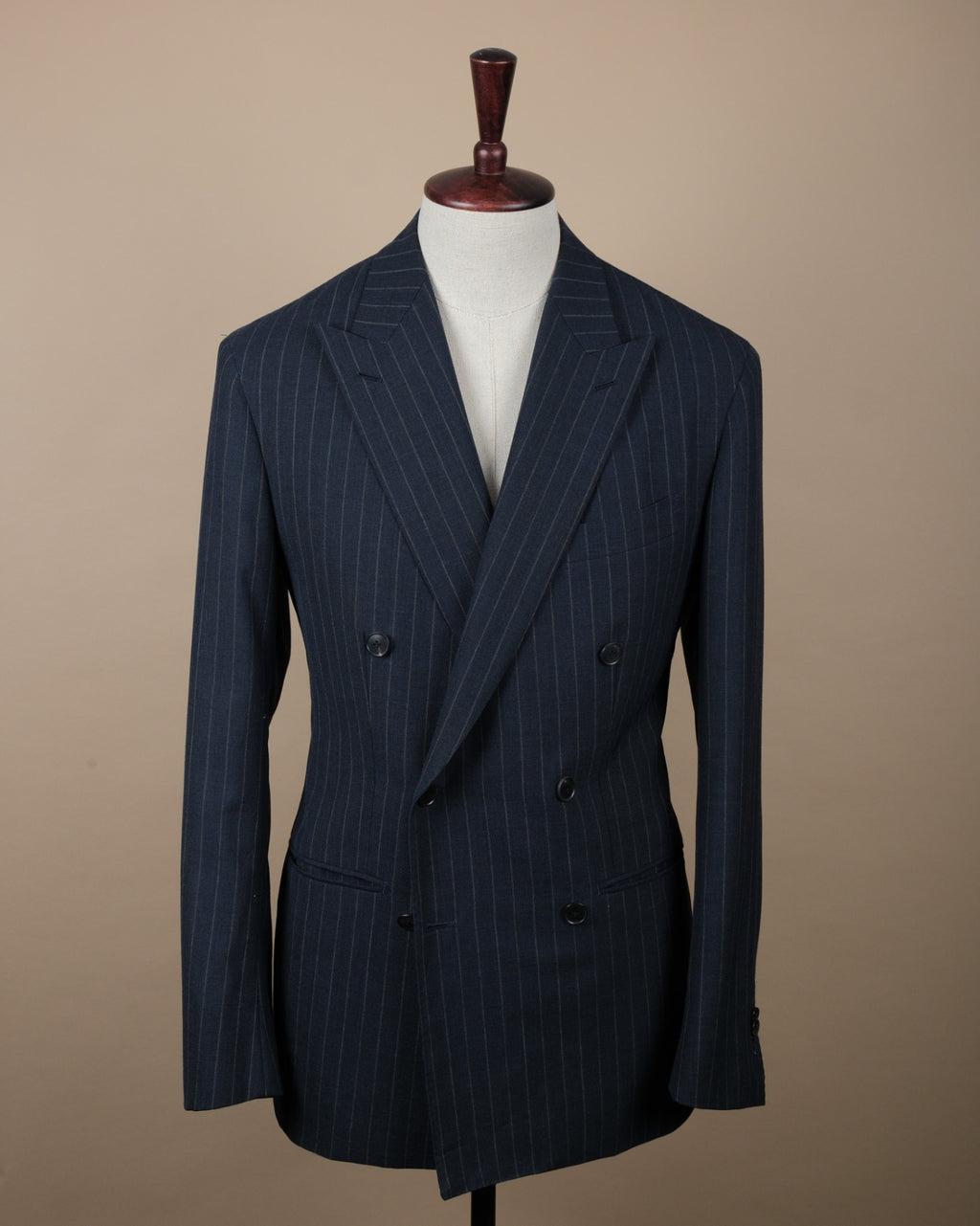 Slate Fine Worsted Chalk Stripe Sports Jacket