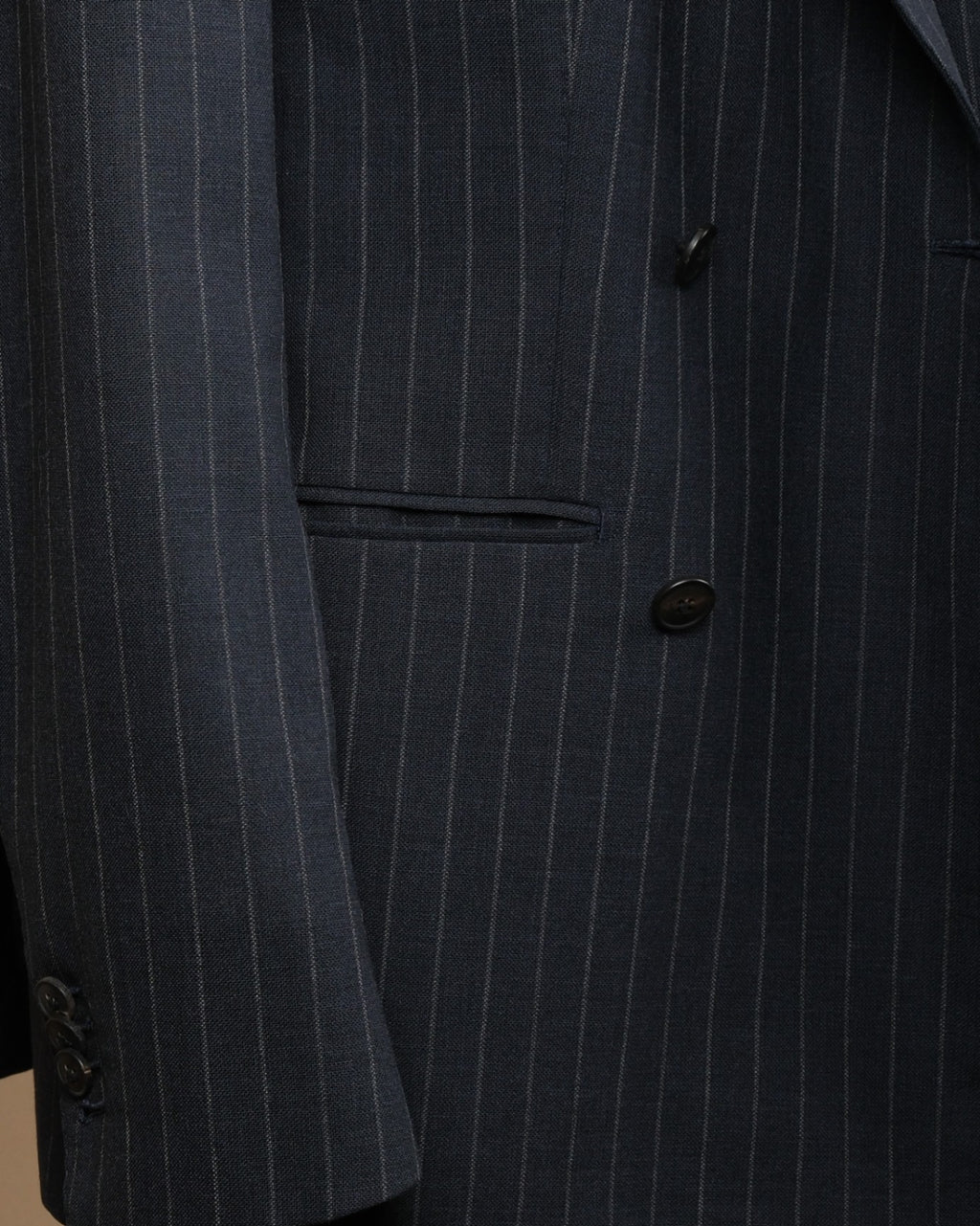 Slate Fine Worsted Chalk Stripe Sports Jacket