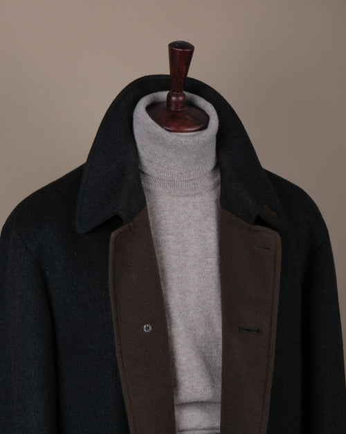 Anthracite Alpen-Loden Overcoat