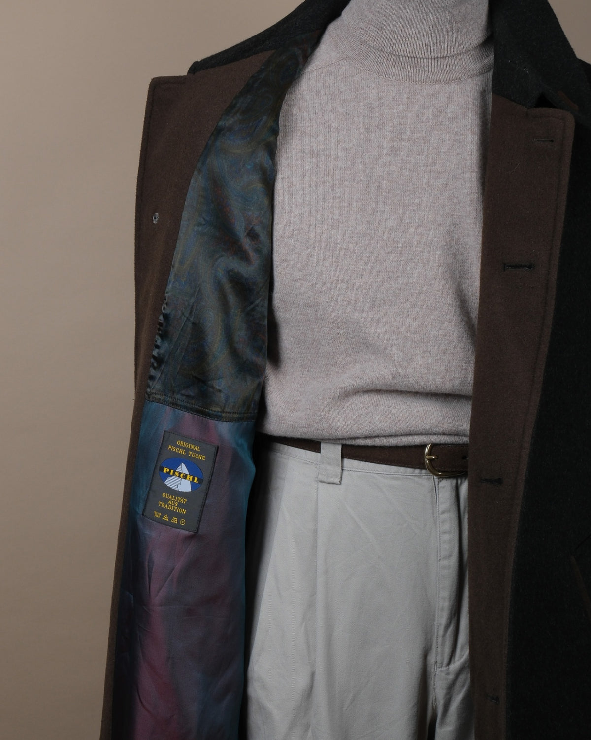 Anthracite Alpen-Loden Overcoat