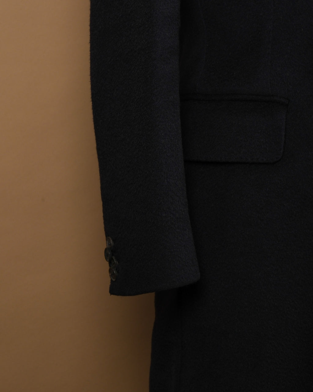 Navy Camel DB. Overcoat