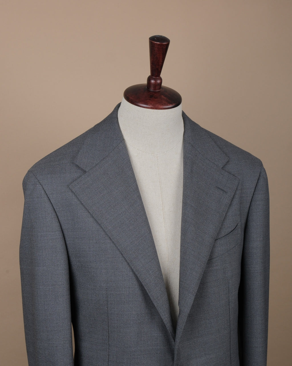 Grey High-Twist Wool Suit