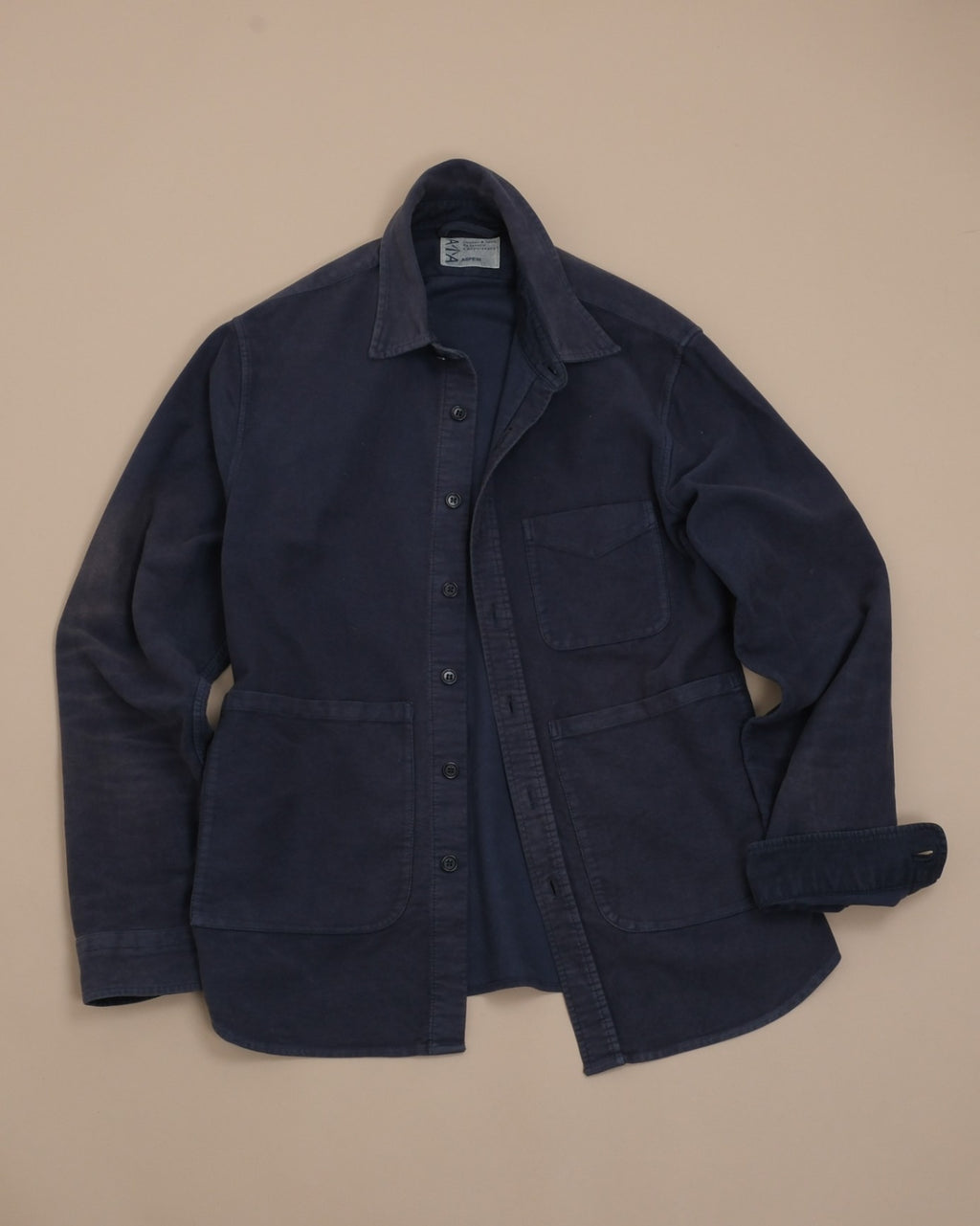 Navy Moleskin Overshirt