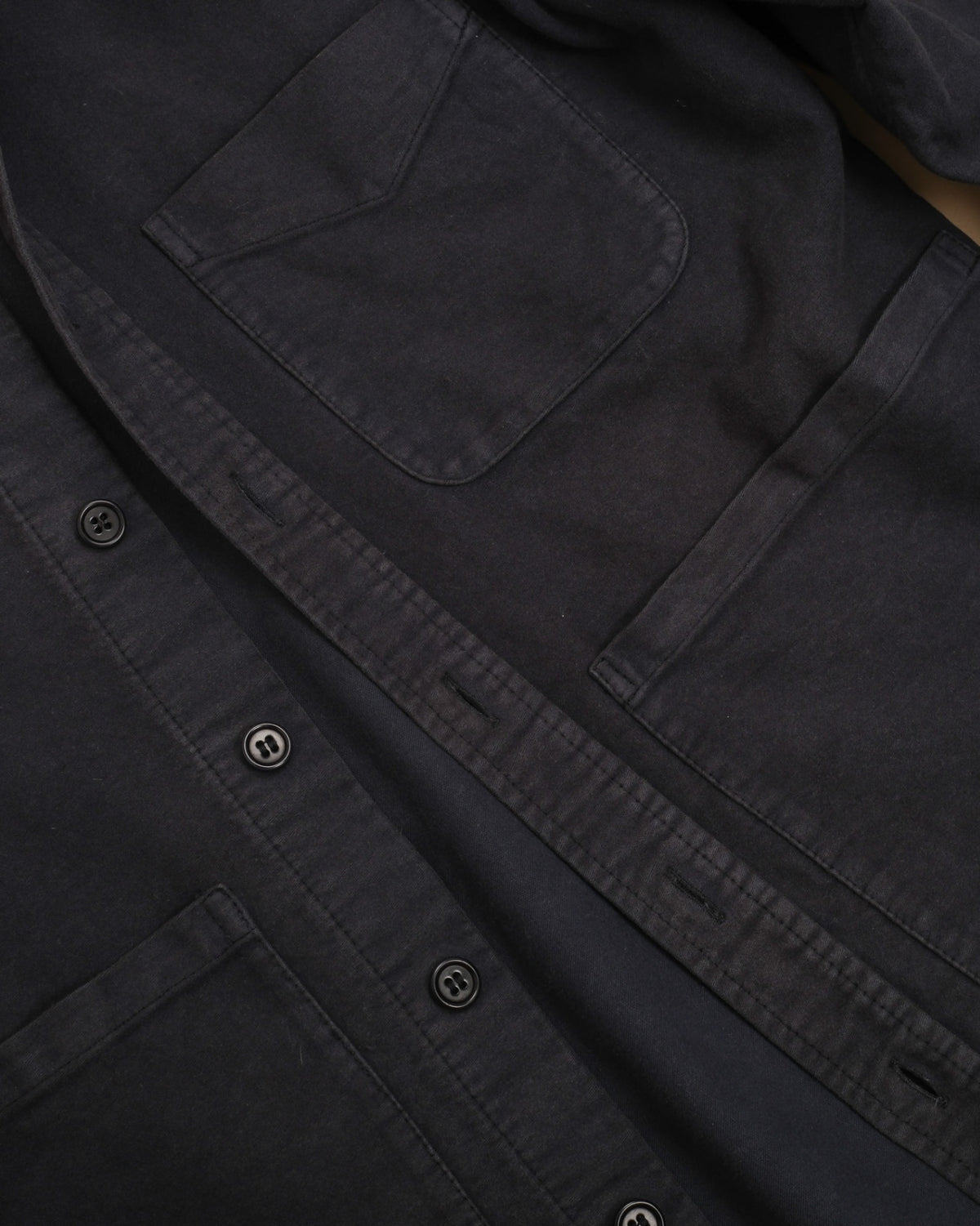 Navy Moleskin Overshirt