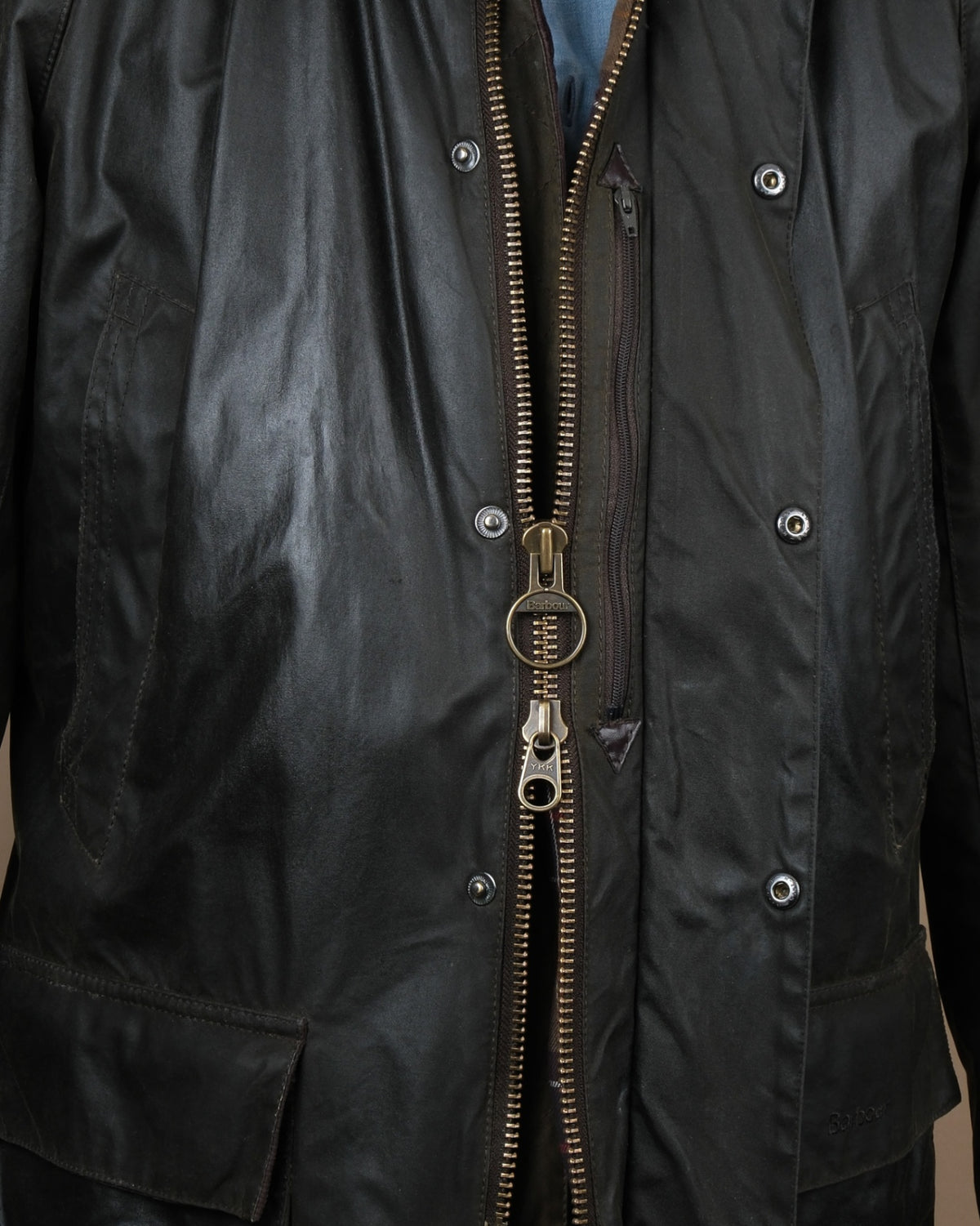 Olive Waxed Cotton Bristol Jacket