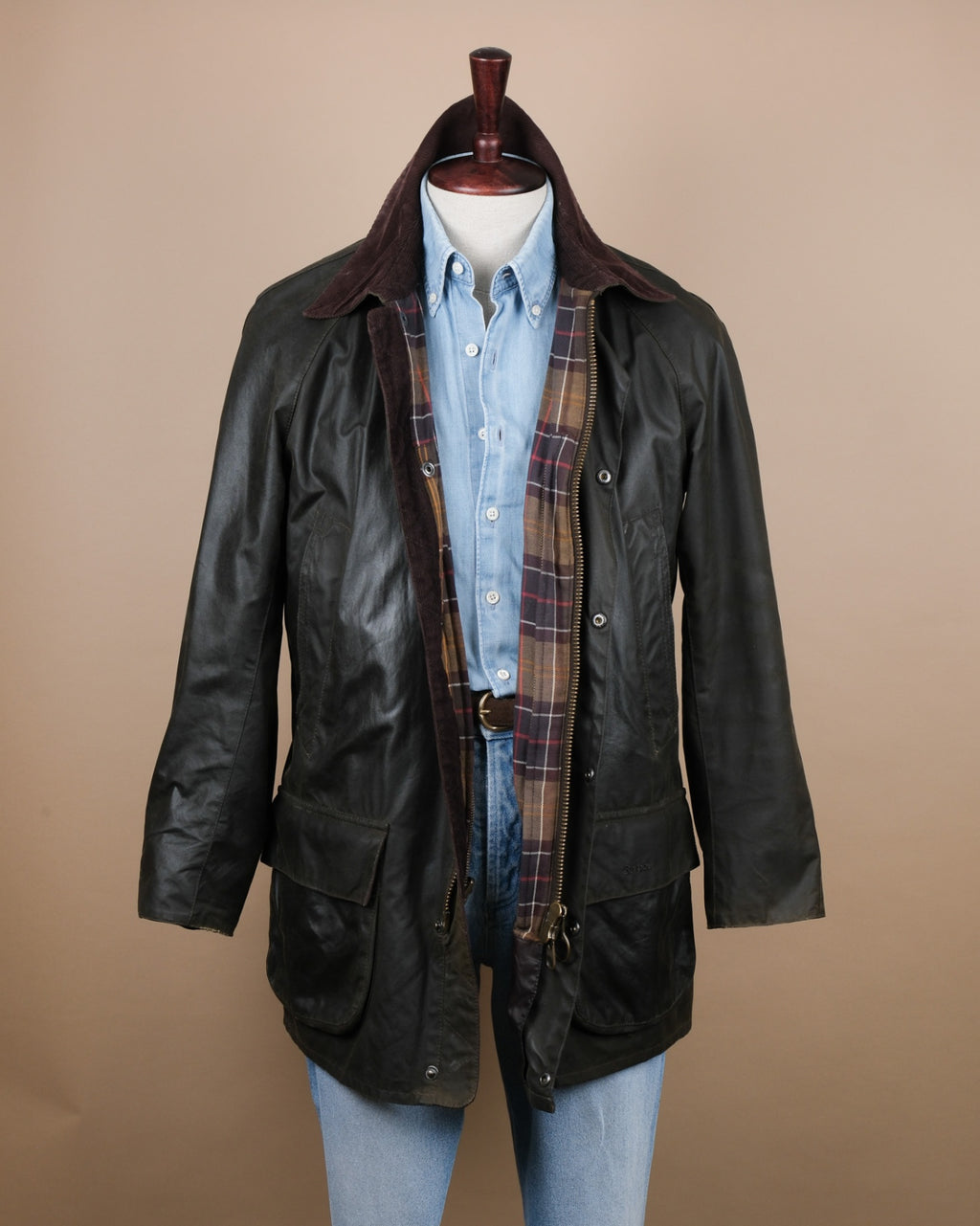 Olive Waxed Cotton Bristol Jacket