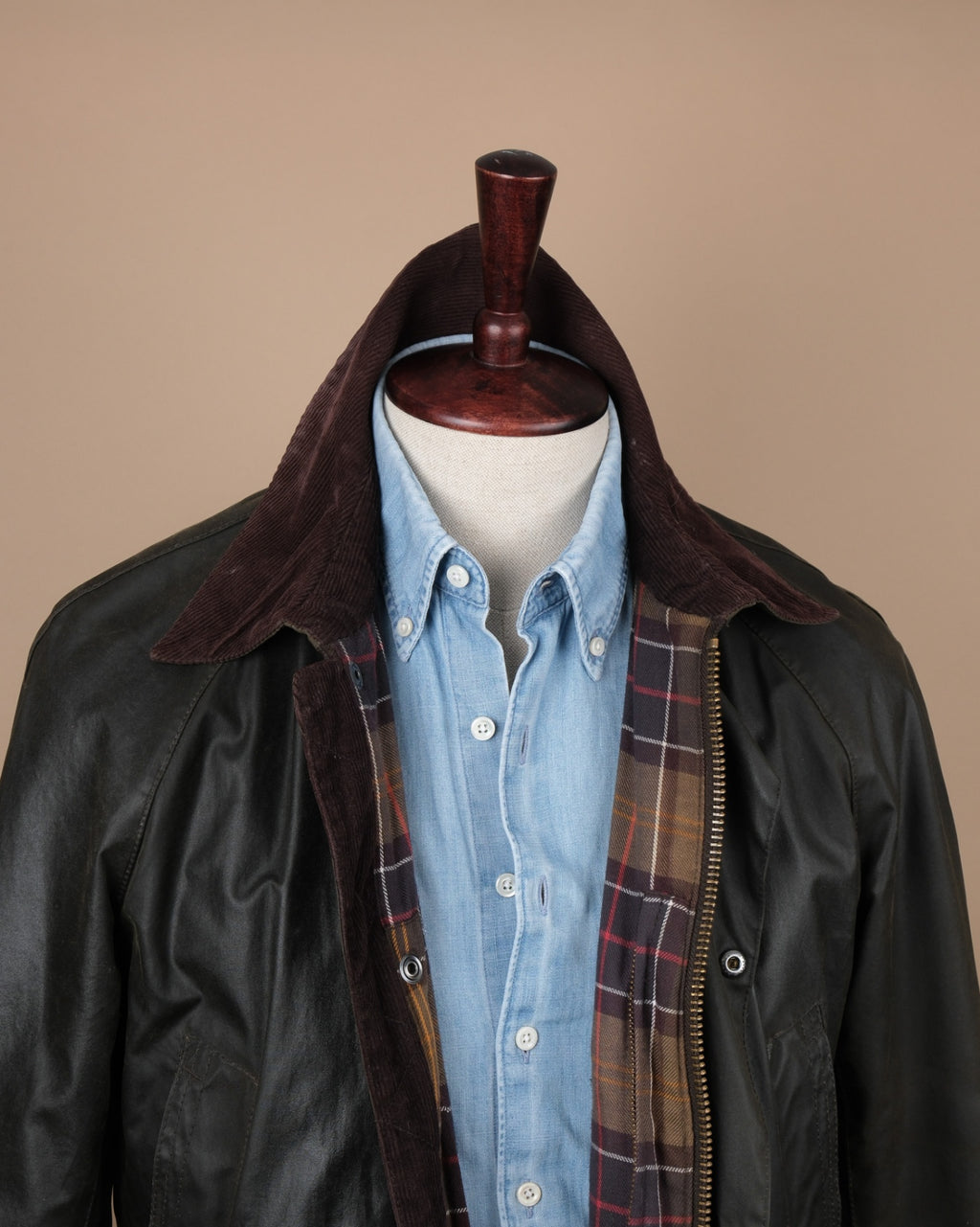 Olive Waxed Cotton Bristol Jacket