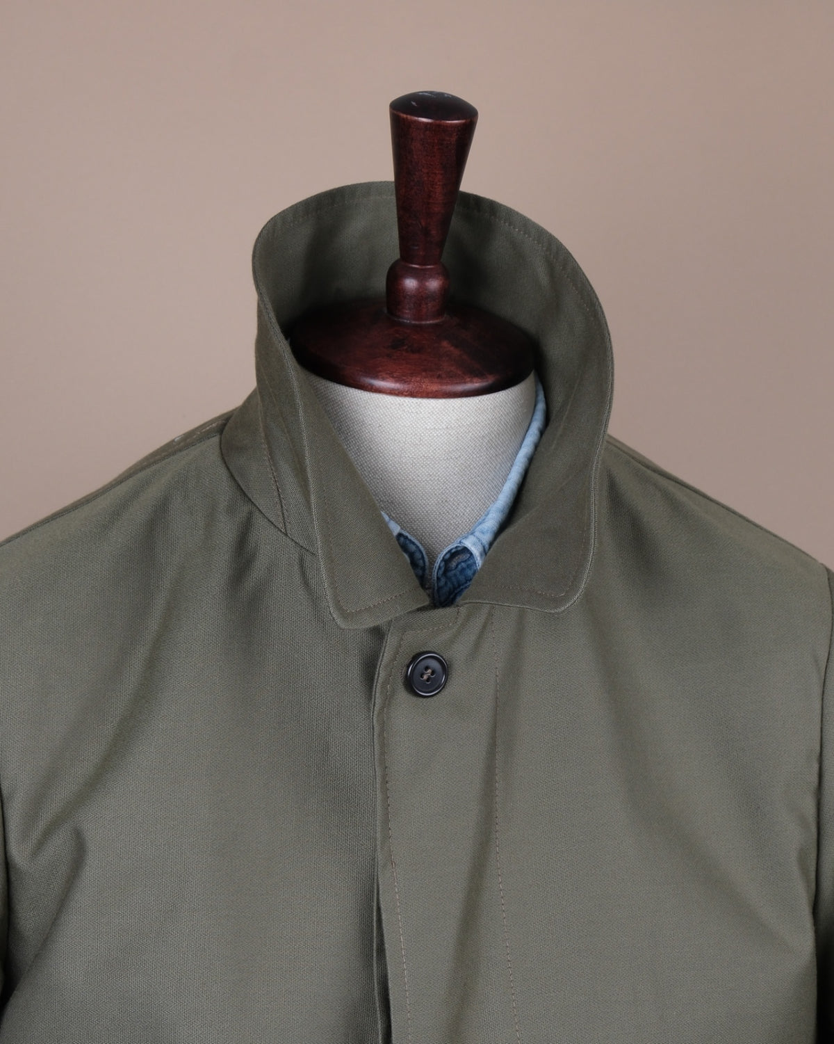 Army Green Car Coat