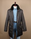 Gun-Metal Grey Padded Field Coat