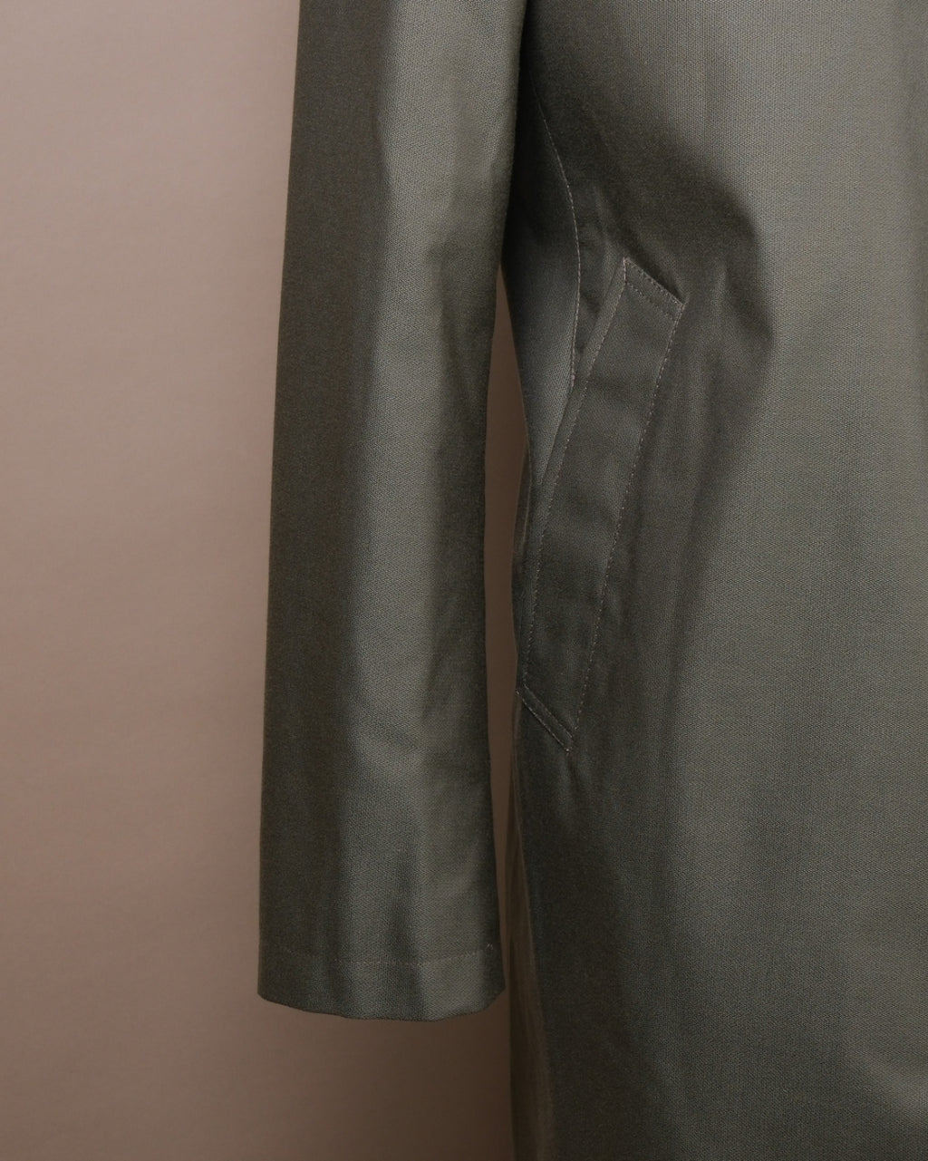 Army Green Car Coat
