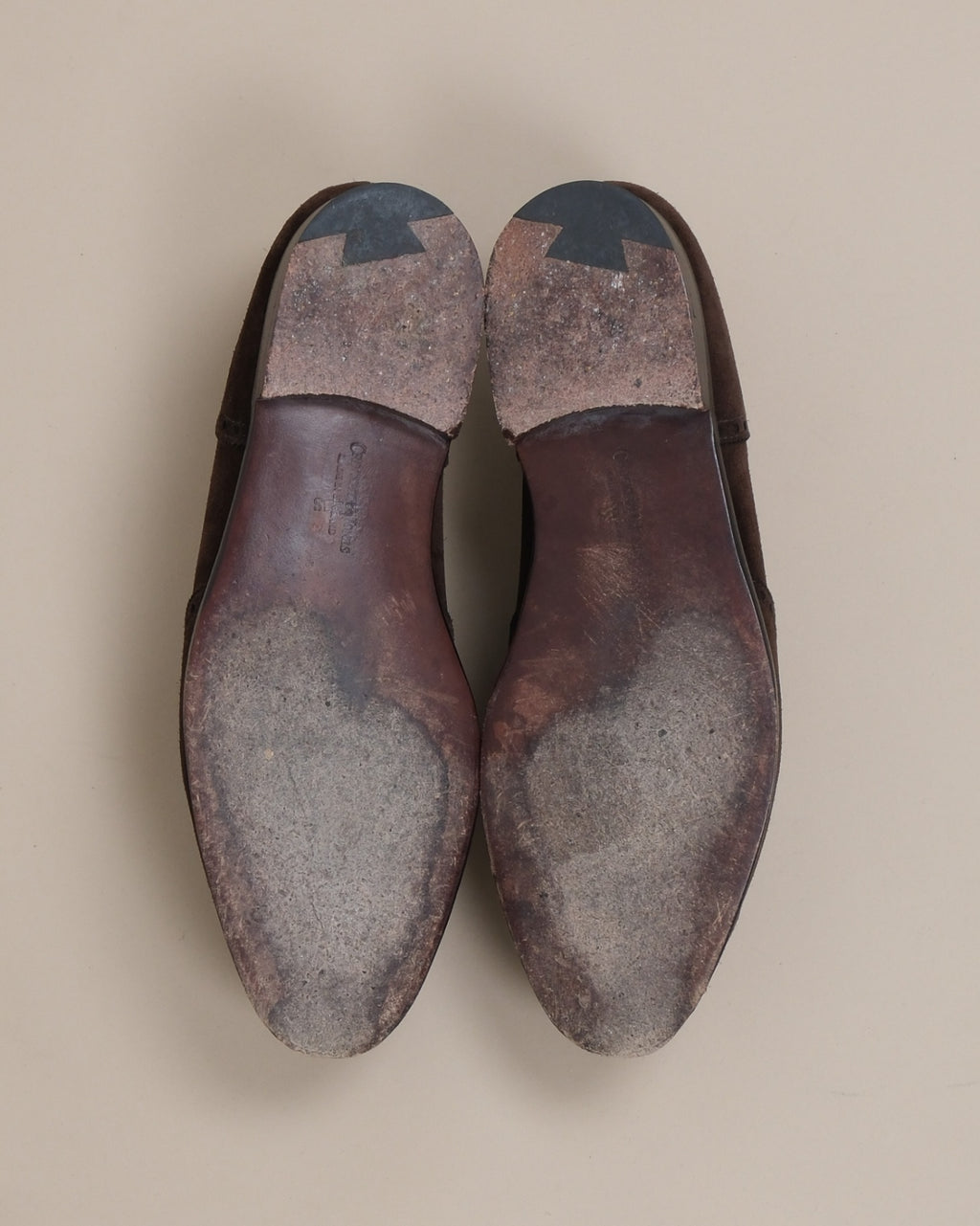 Dark Brown Suede Leather Shoes