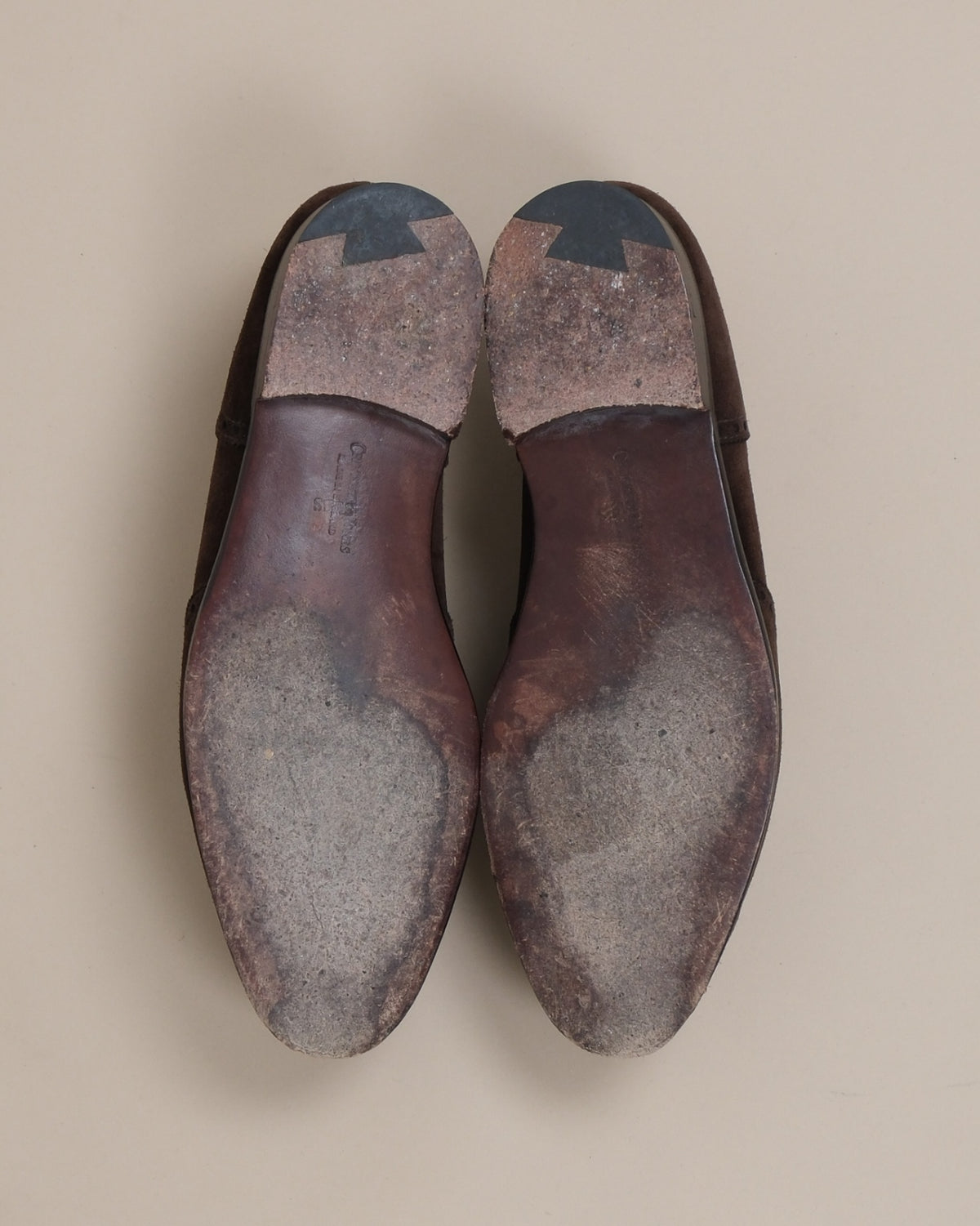 Dark Brown Suede Leather Shoes
